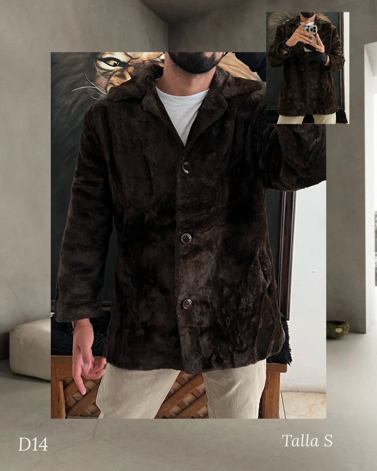 Abrigazo de faux fur (S)