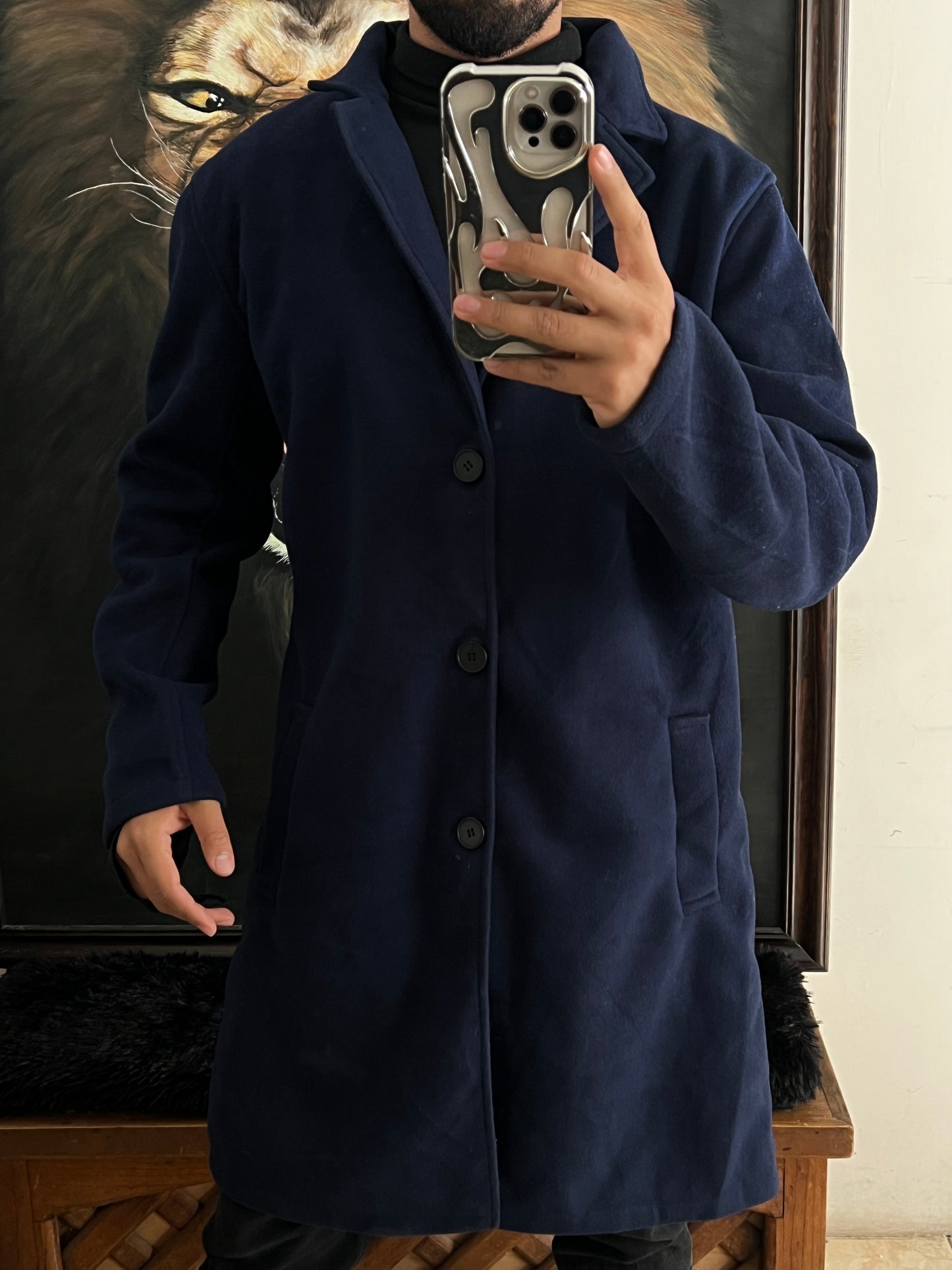 Wool coat (XL)