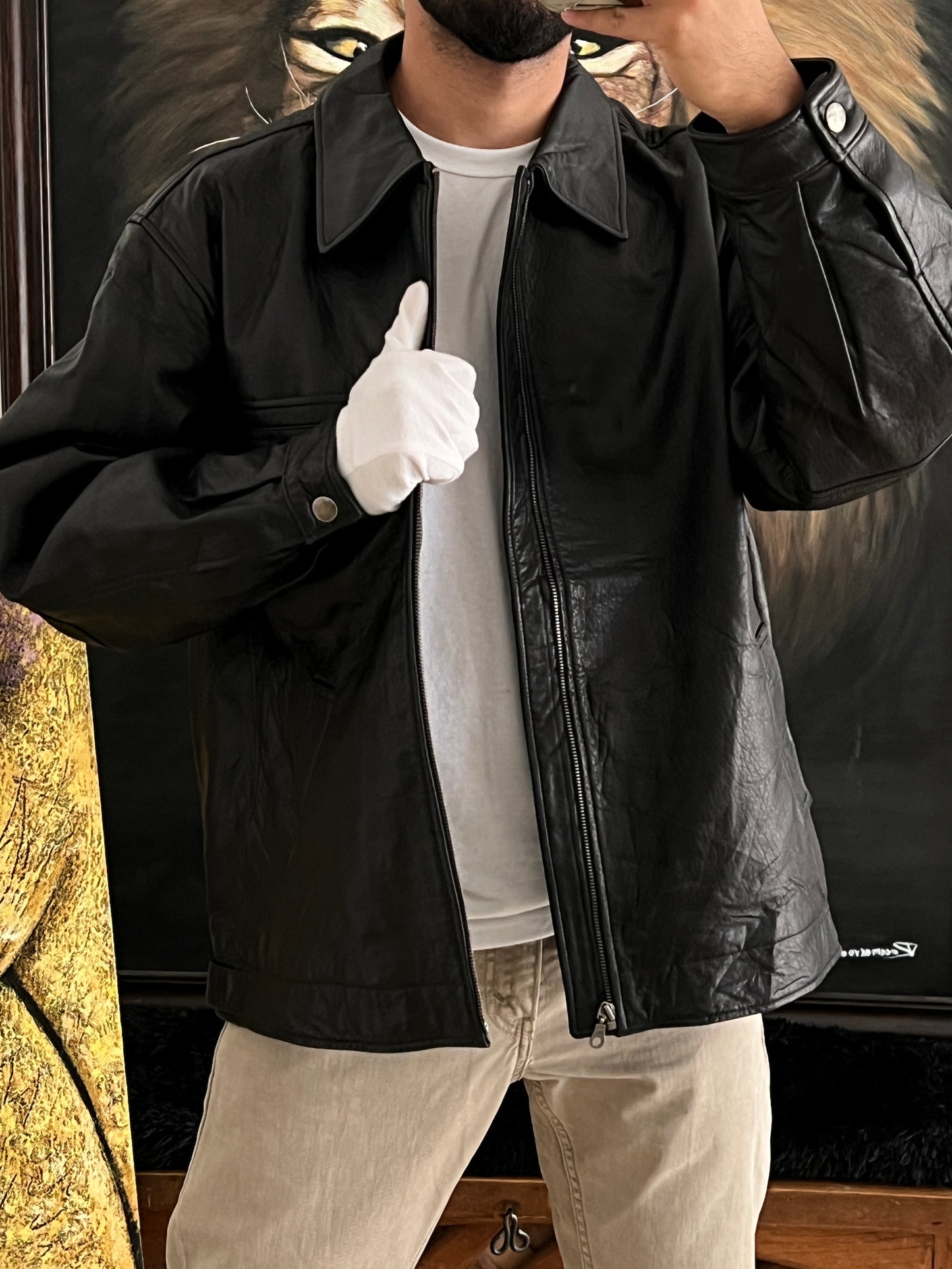 Leather Jacket MARLBORO (L)