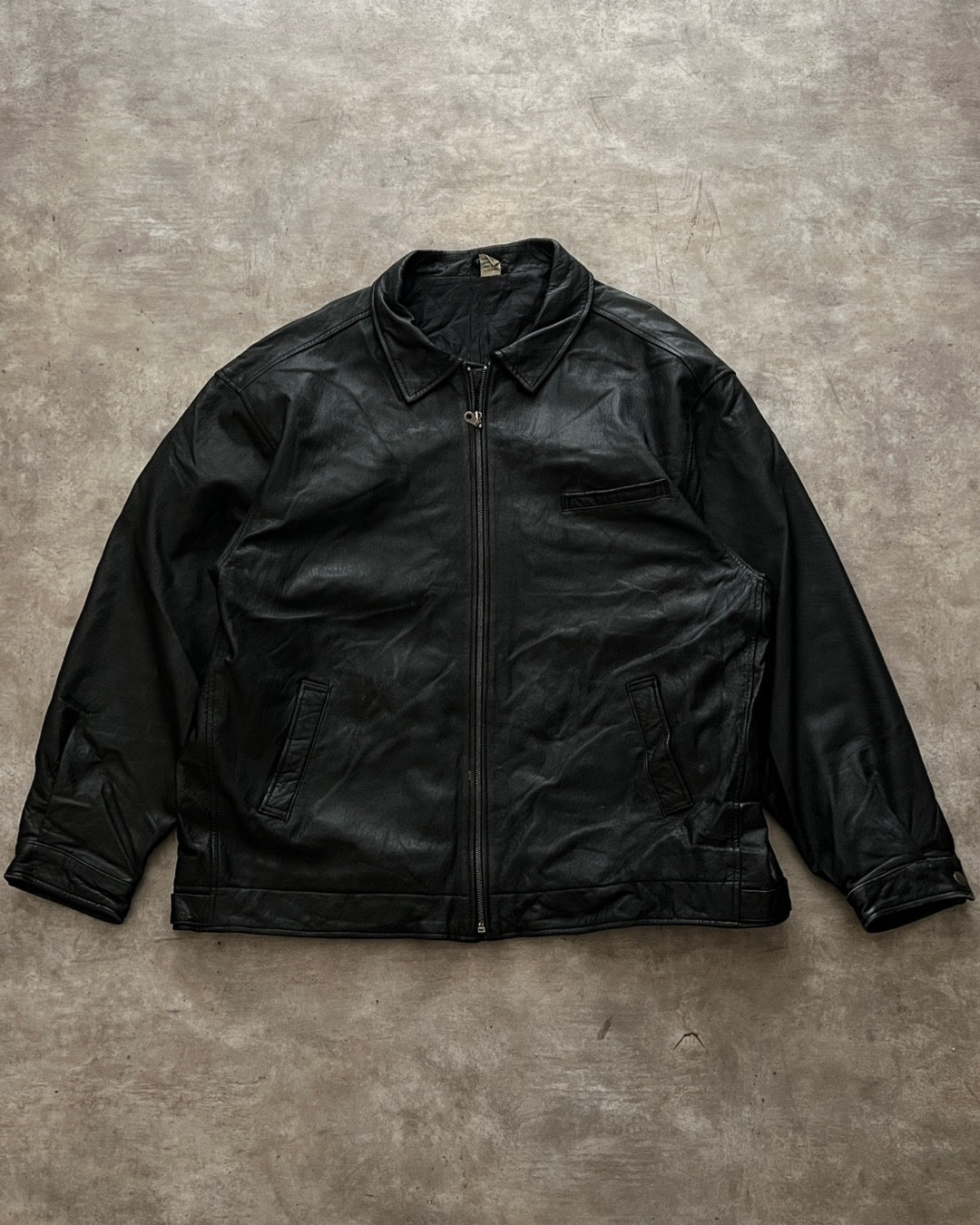 Leather Jacket (XL).
