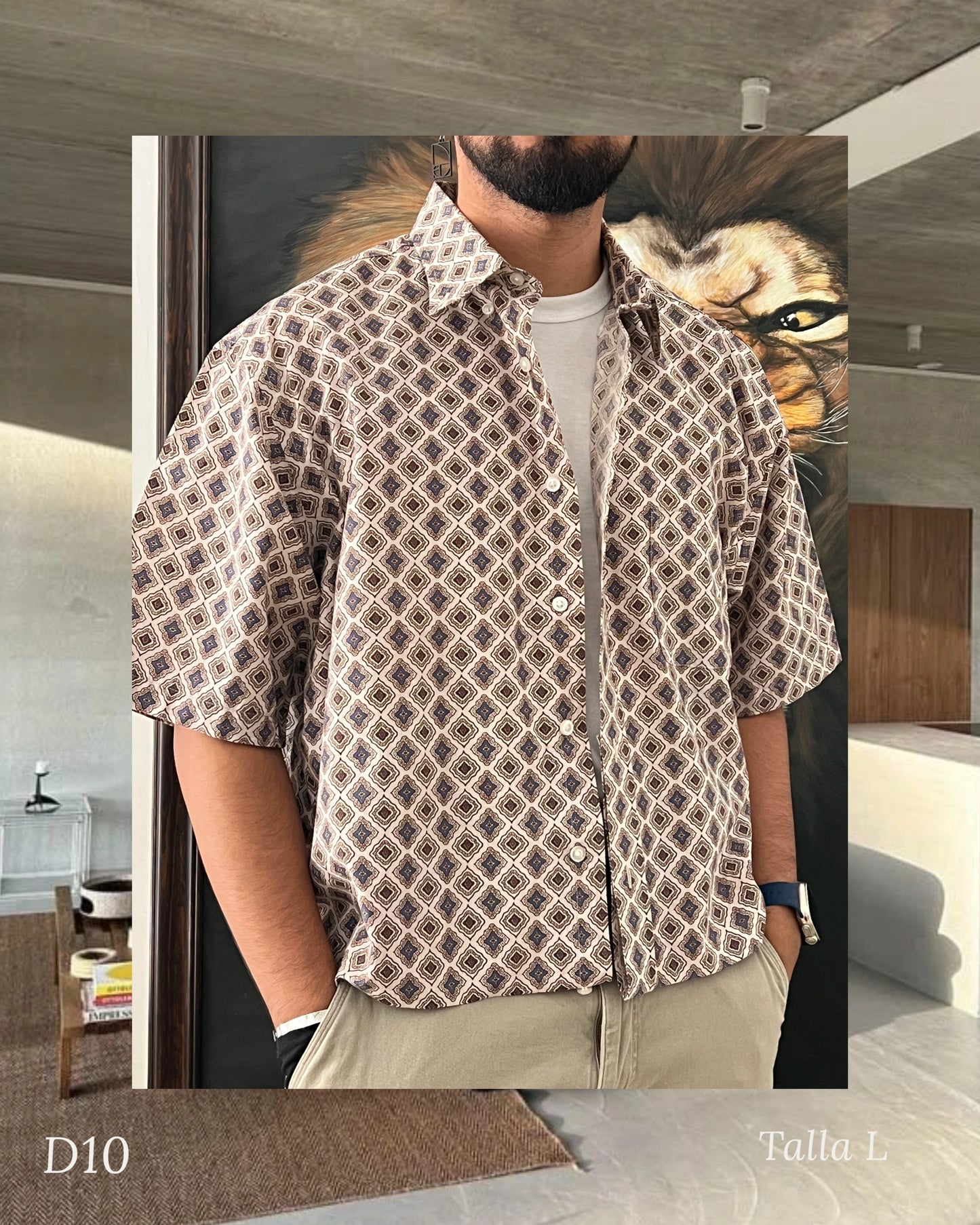 Styled Shirt / boxy fit (L)