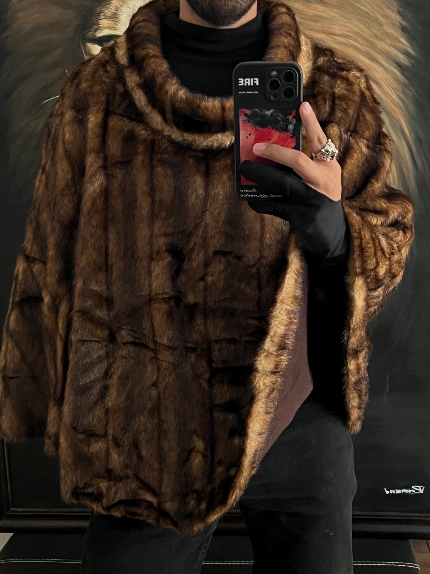 Capa faux Fur unitalla