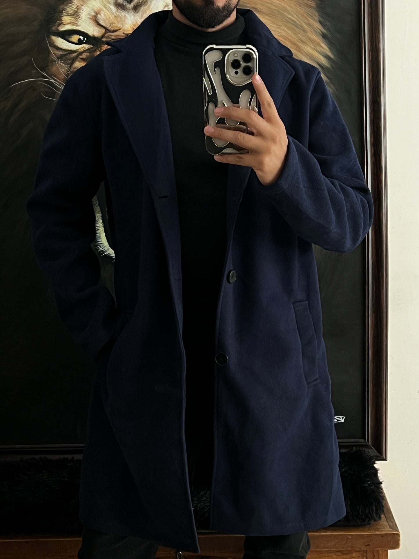 Wool coat (XL)