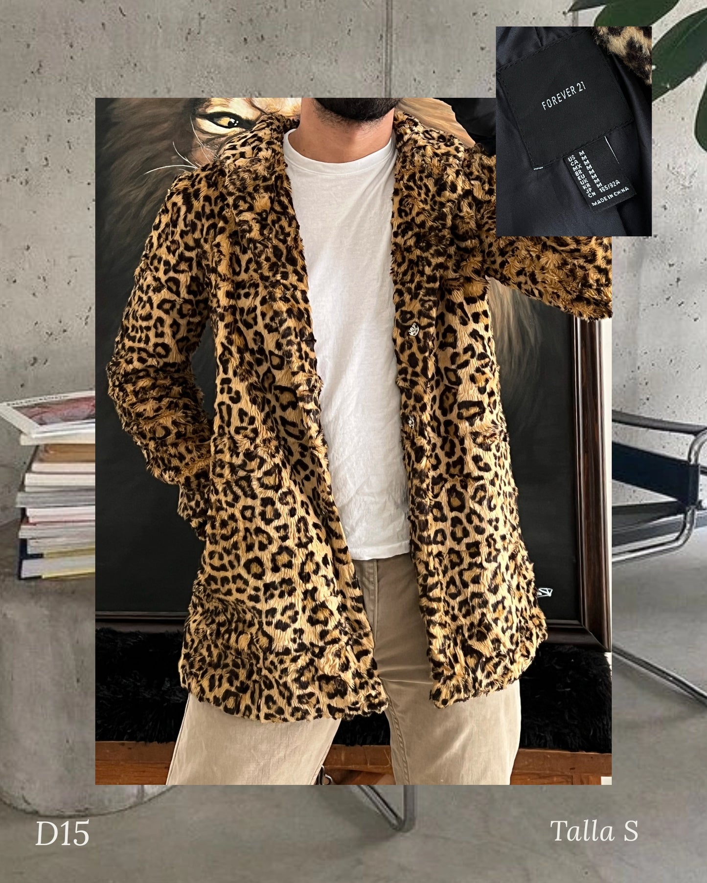 Gabardina Guepard Animal Print (S)