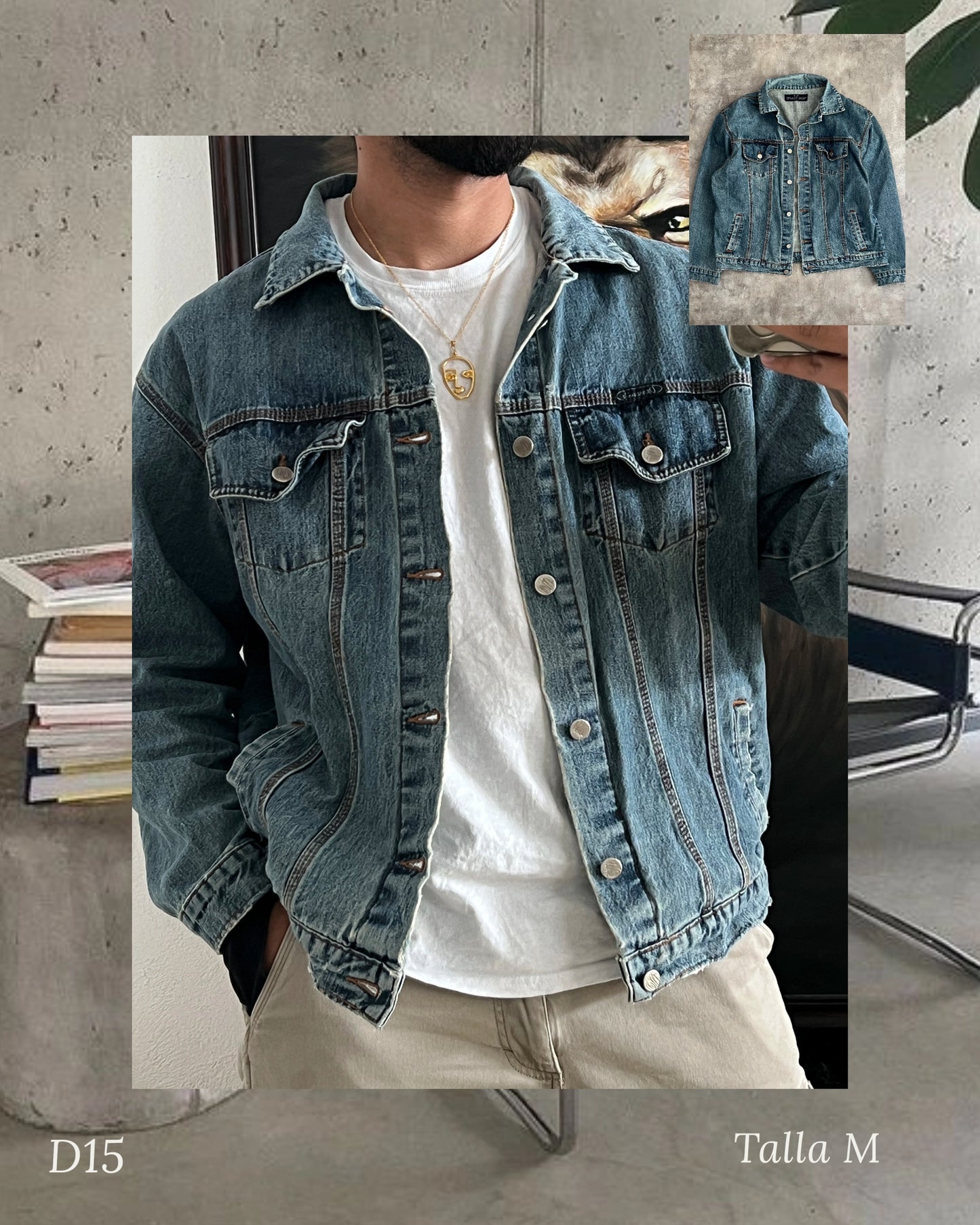 Vintage Denim Jacket (M)