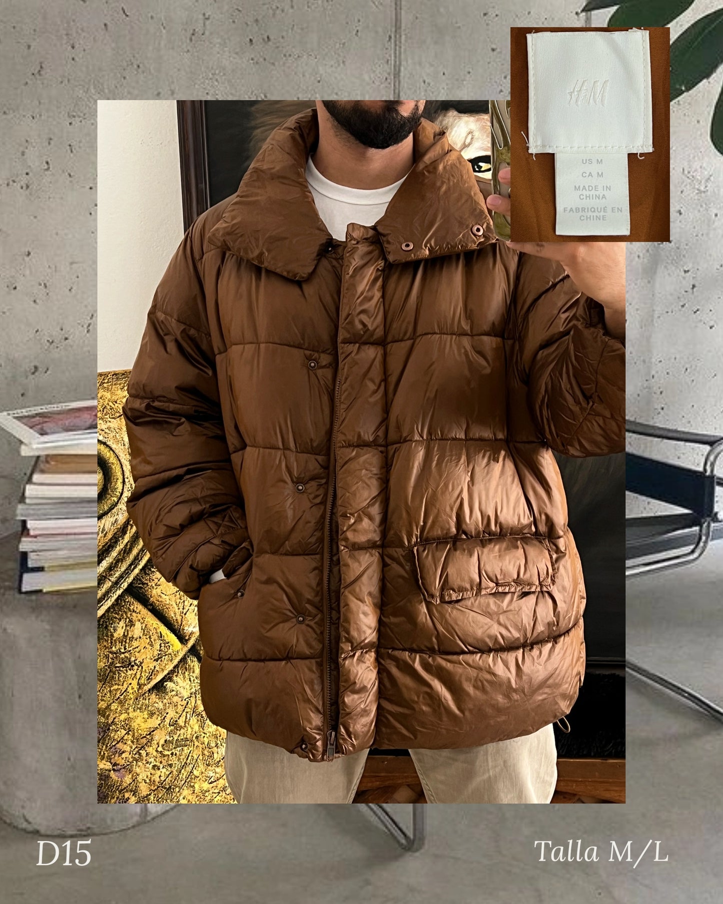 Puffer Acolchado H&M (M/L)