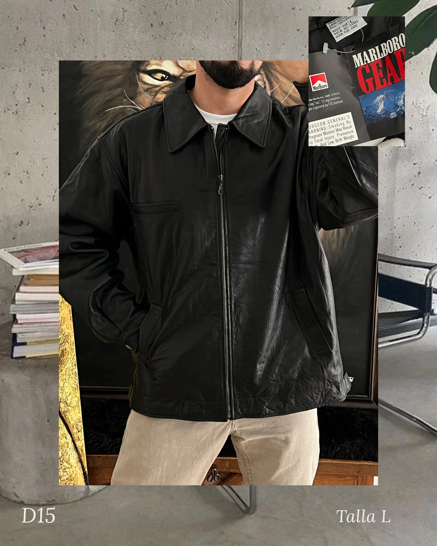 Leather Jacket MARLBORO (L)