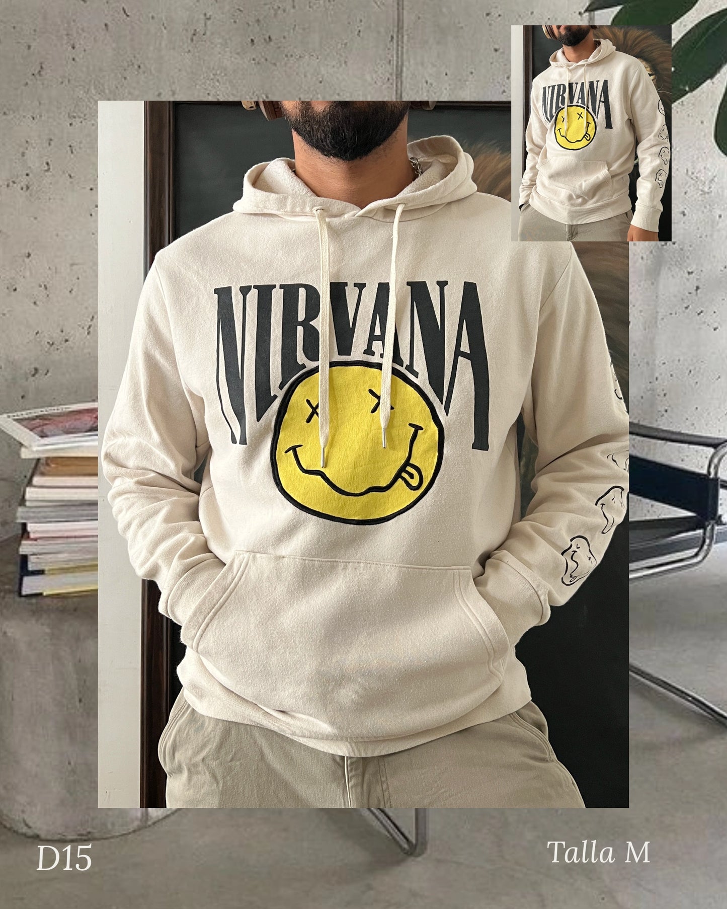 Nirvana hoodie (M)