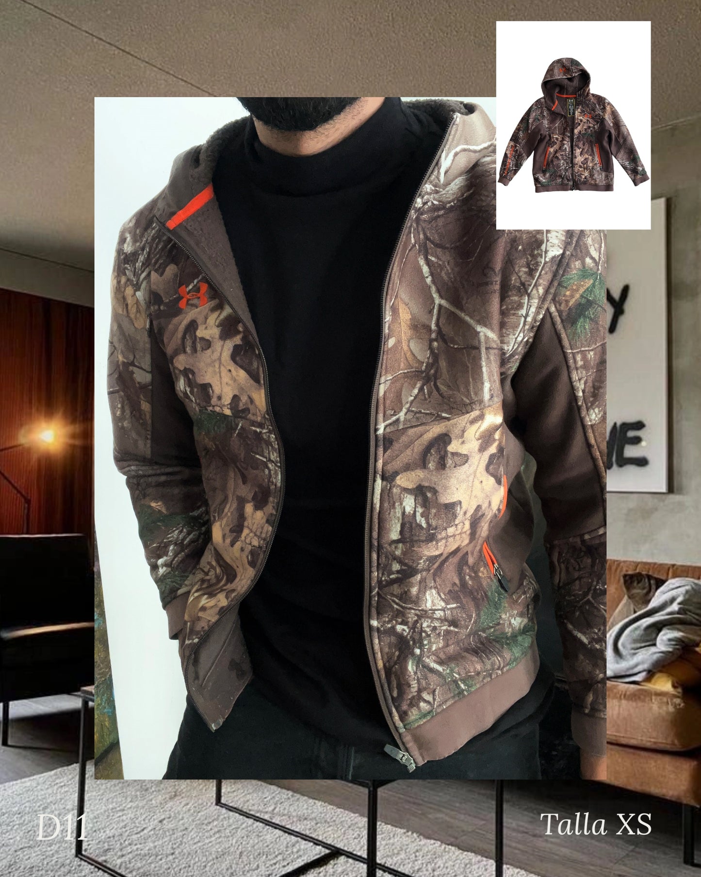 Camo jacket Under Armour (XS)