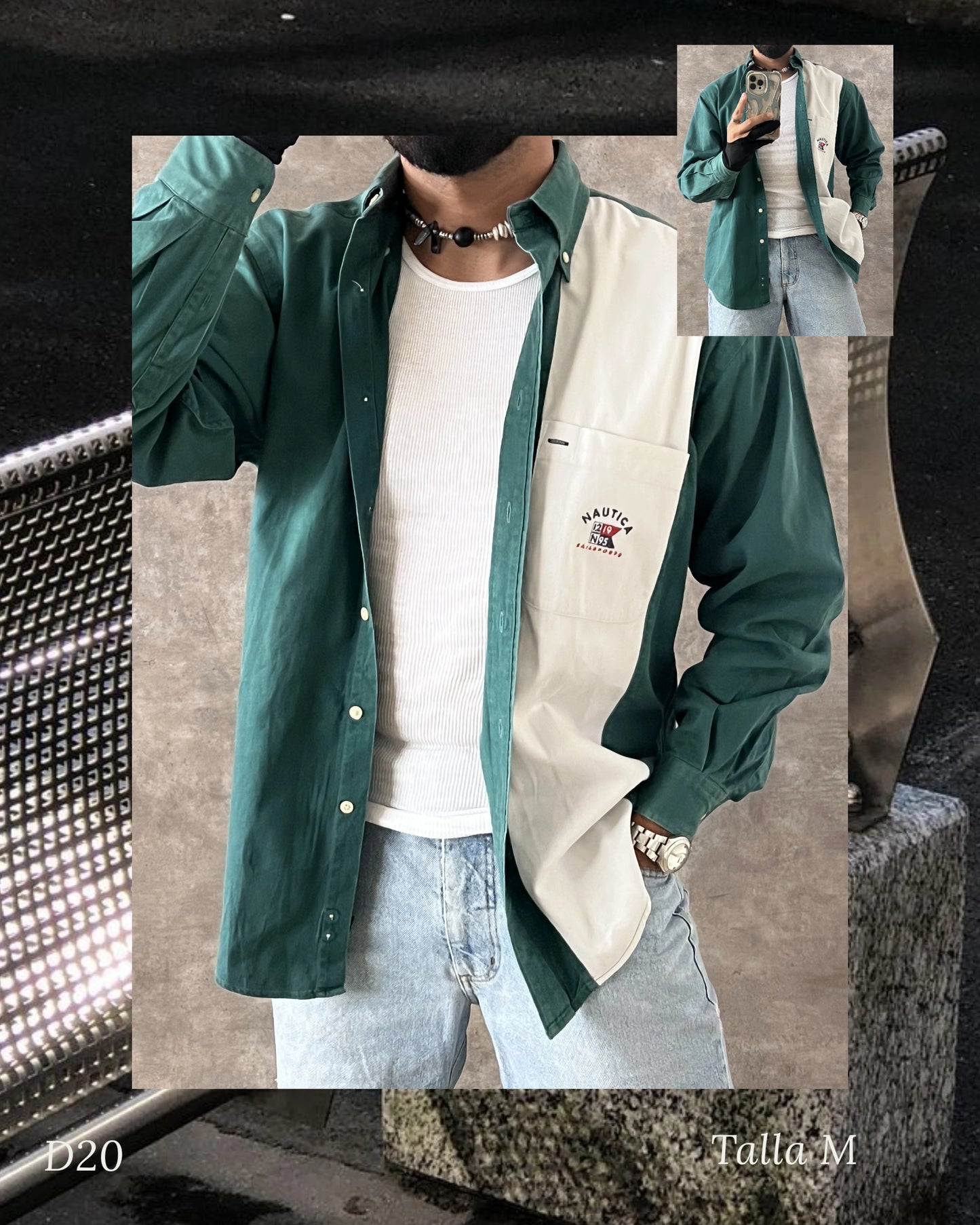 Vintage Shirt Nautica Workwear (M)