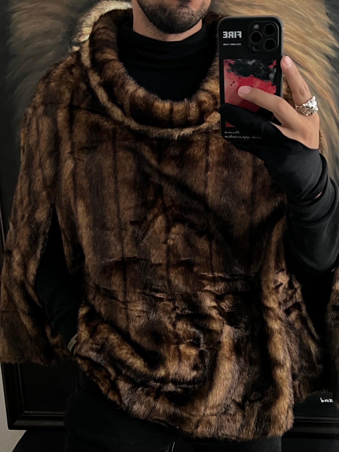Capa faux Fur unitalla
