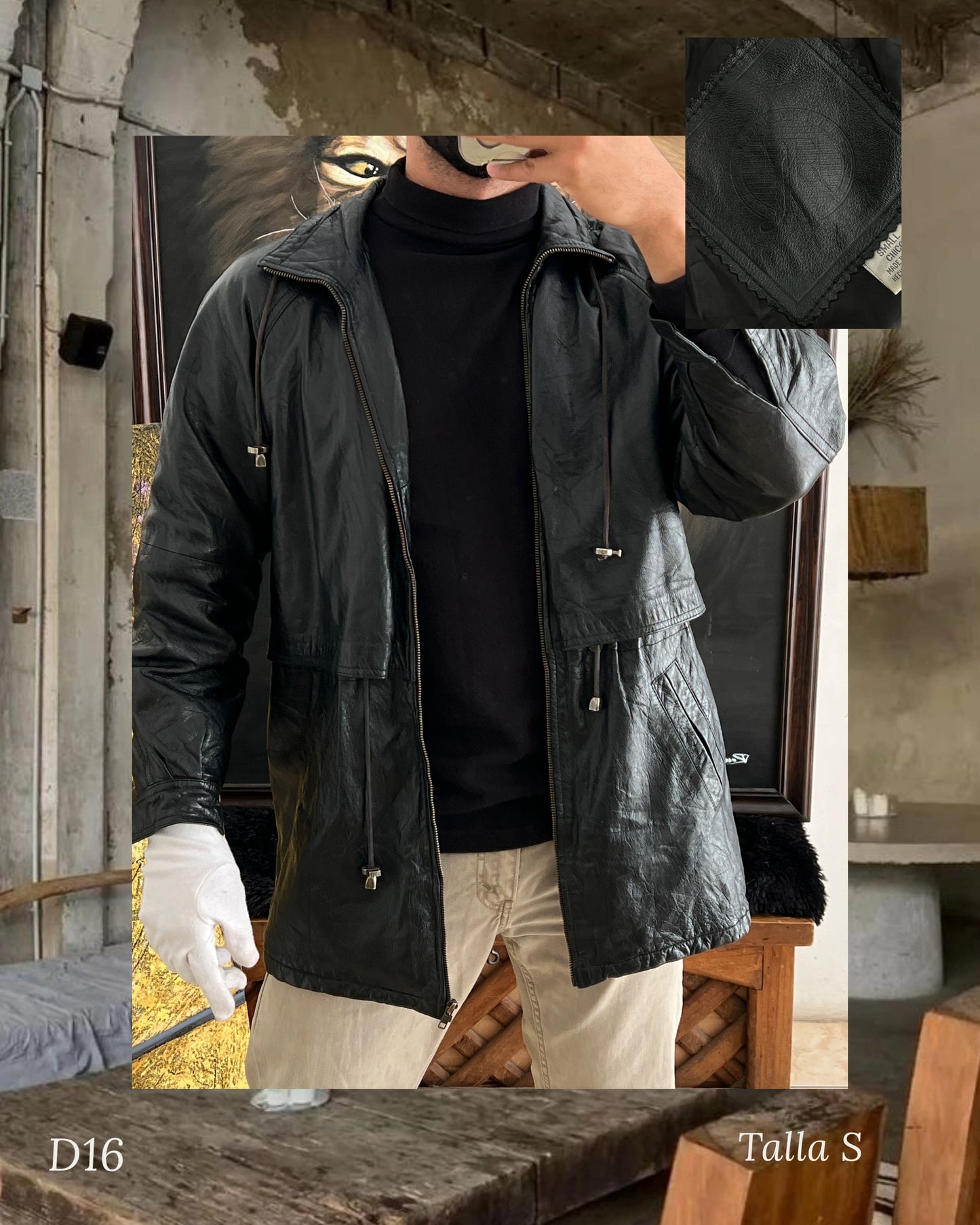 Cazadora de Piel 100% (S)