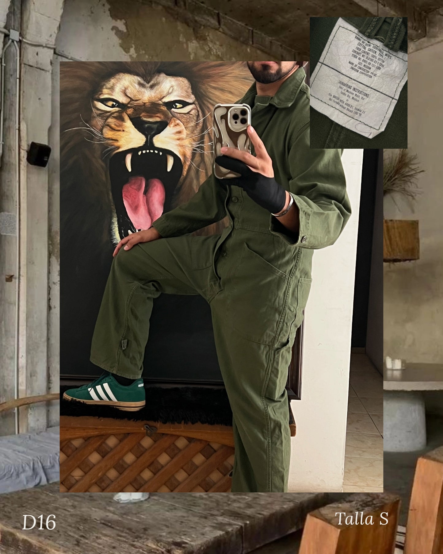 Vintage Militar Overall (S)