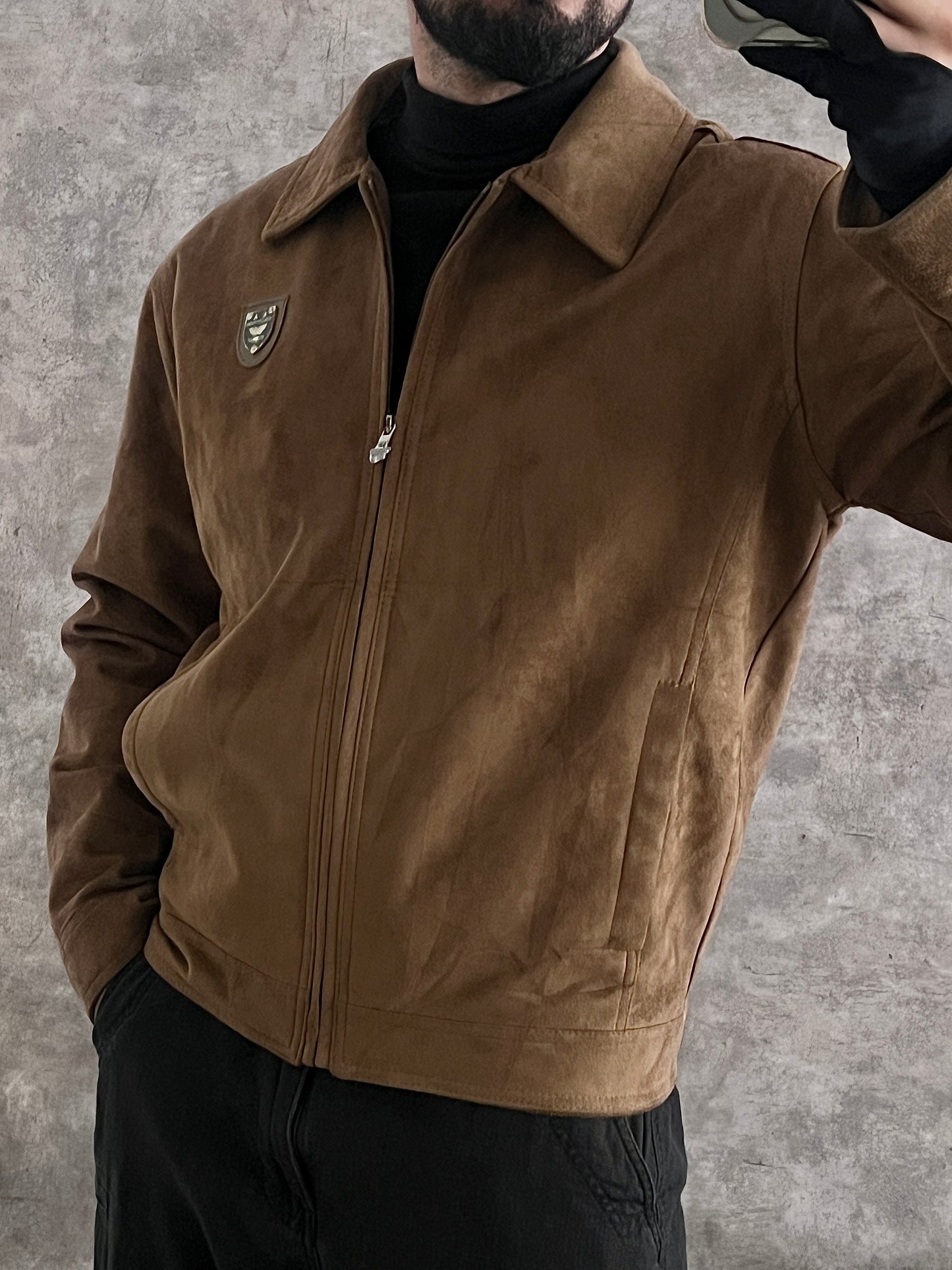LEATHER ITALIAN JACKET (M)