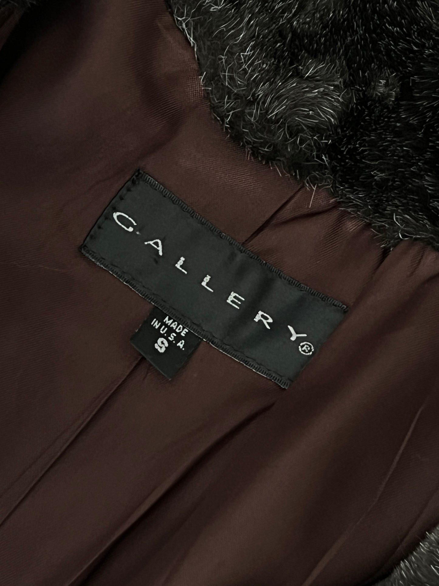 Abrigo de Lujo de Faux Fur (S)