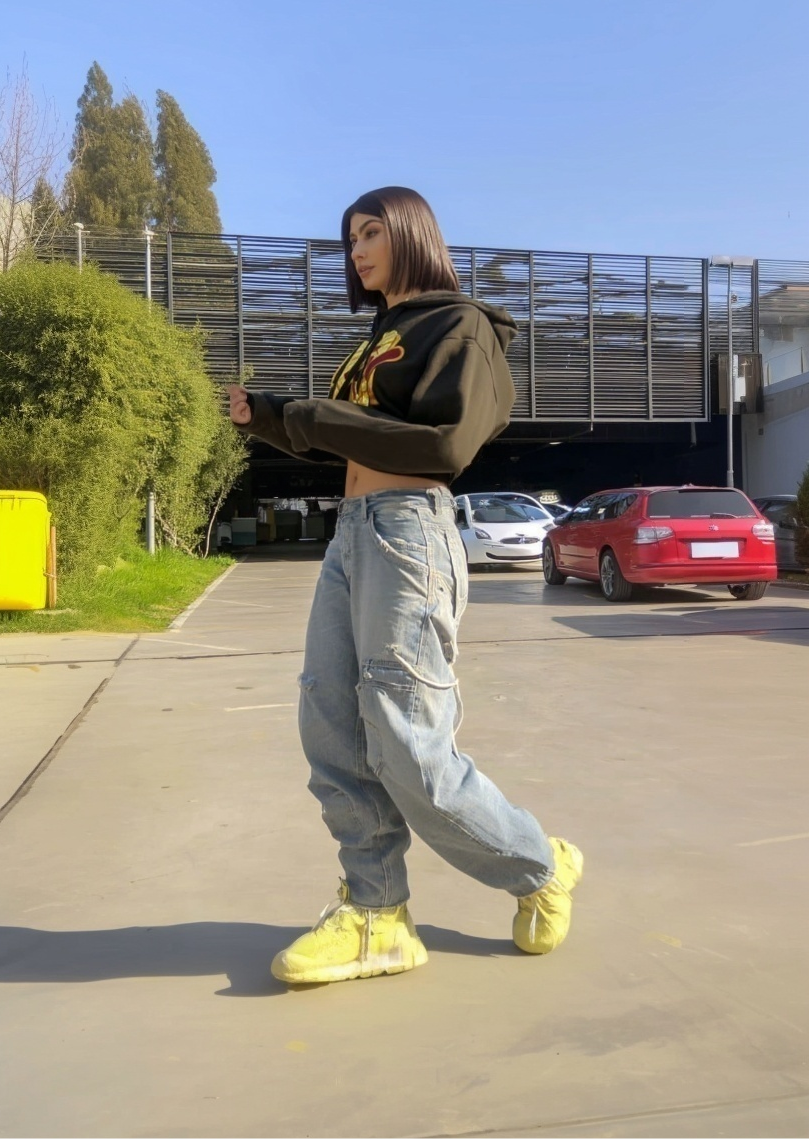 TV green hoodie (S)