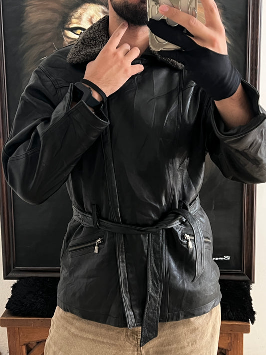 Jacket de Piel de Lujo Lambskin de Cordero (M)