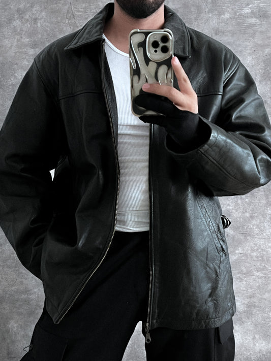 WORK LEATHER JACKET (XL)