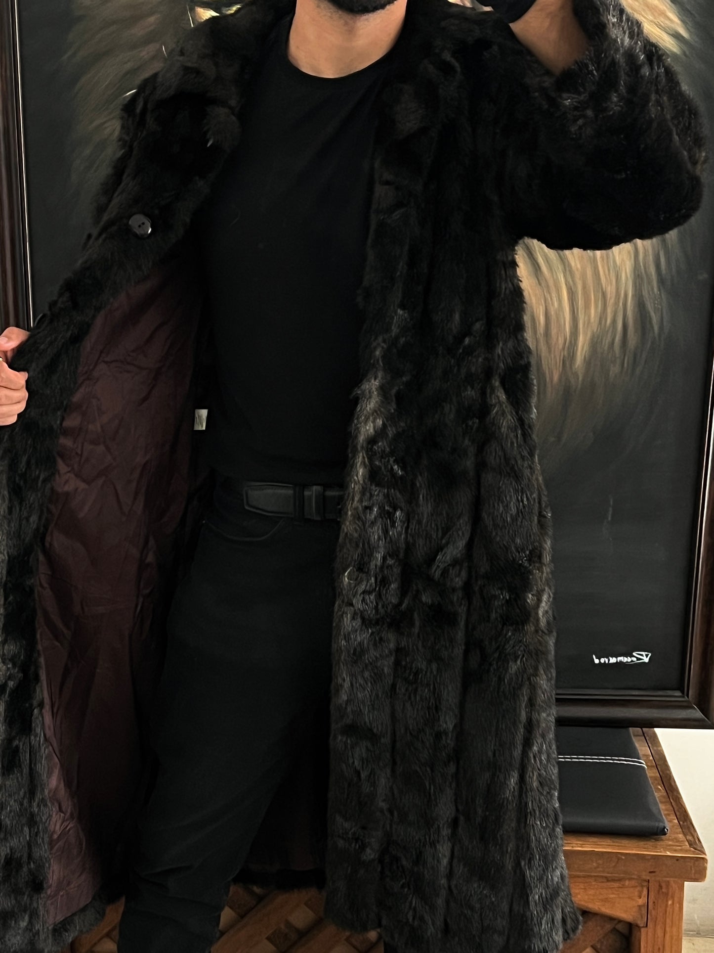 Abrigo lujoso talla S