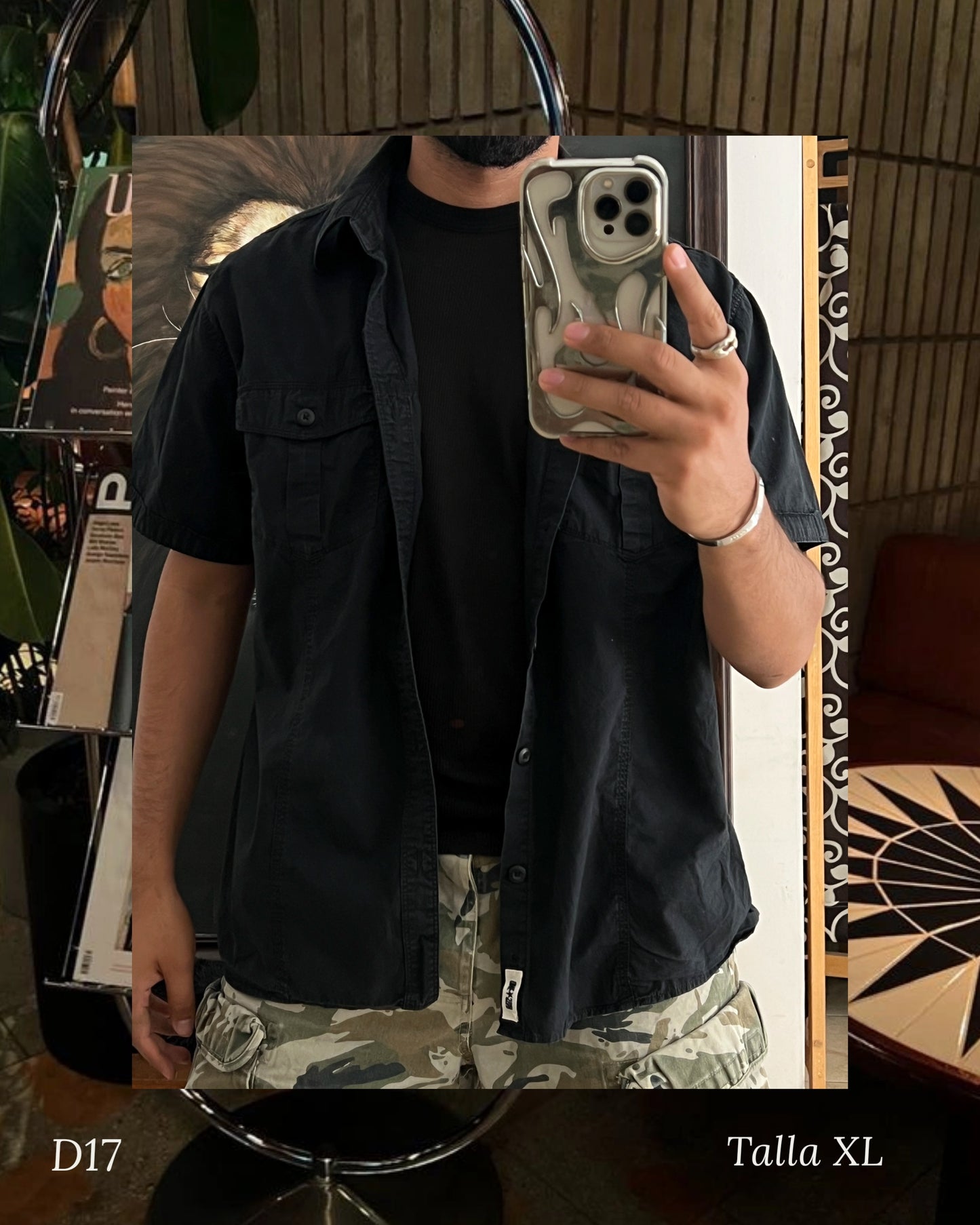 Black Shirt Converse (XL)