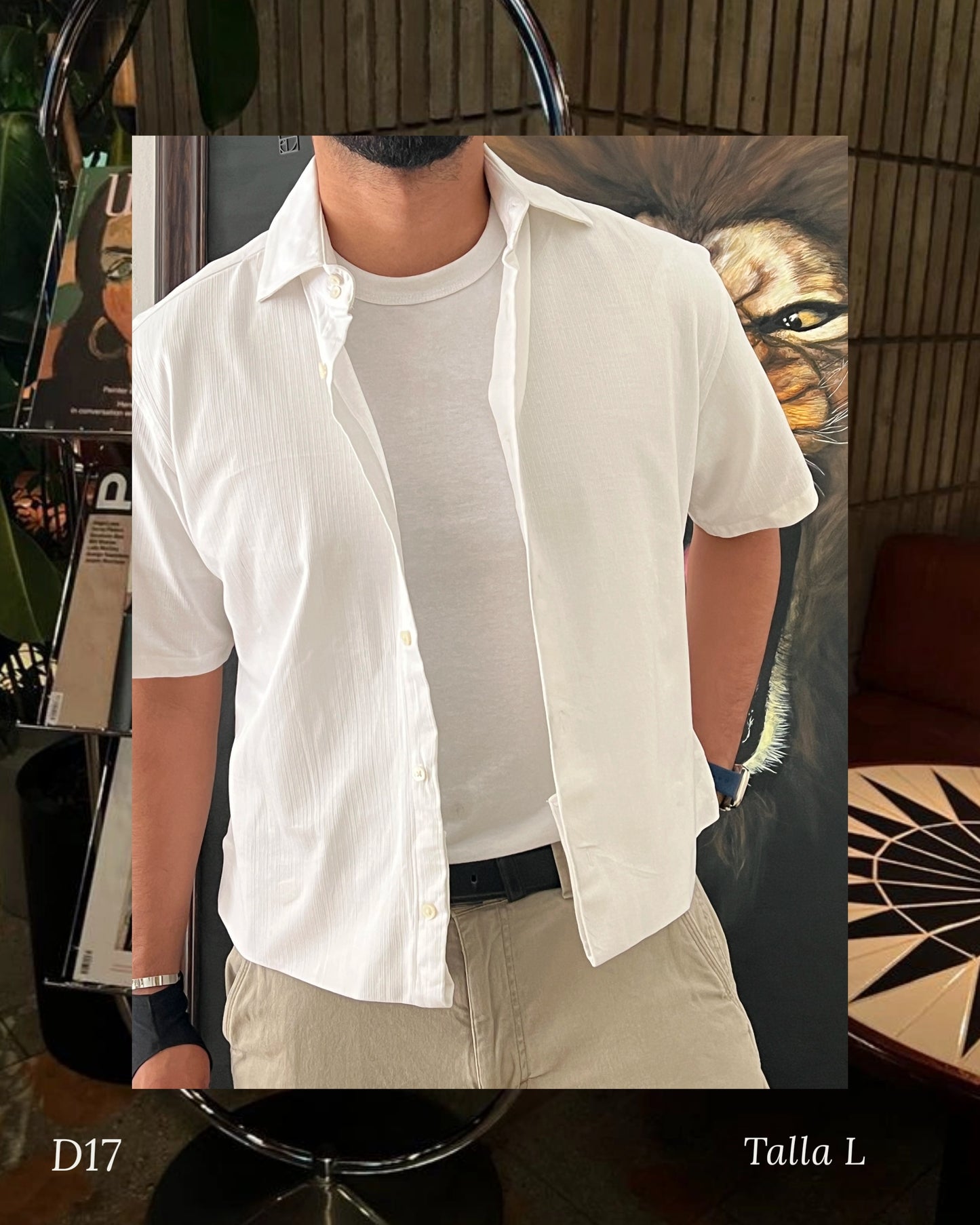 BR White Shirt / Boxy Fit (L)