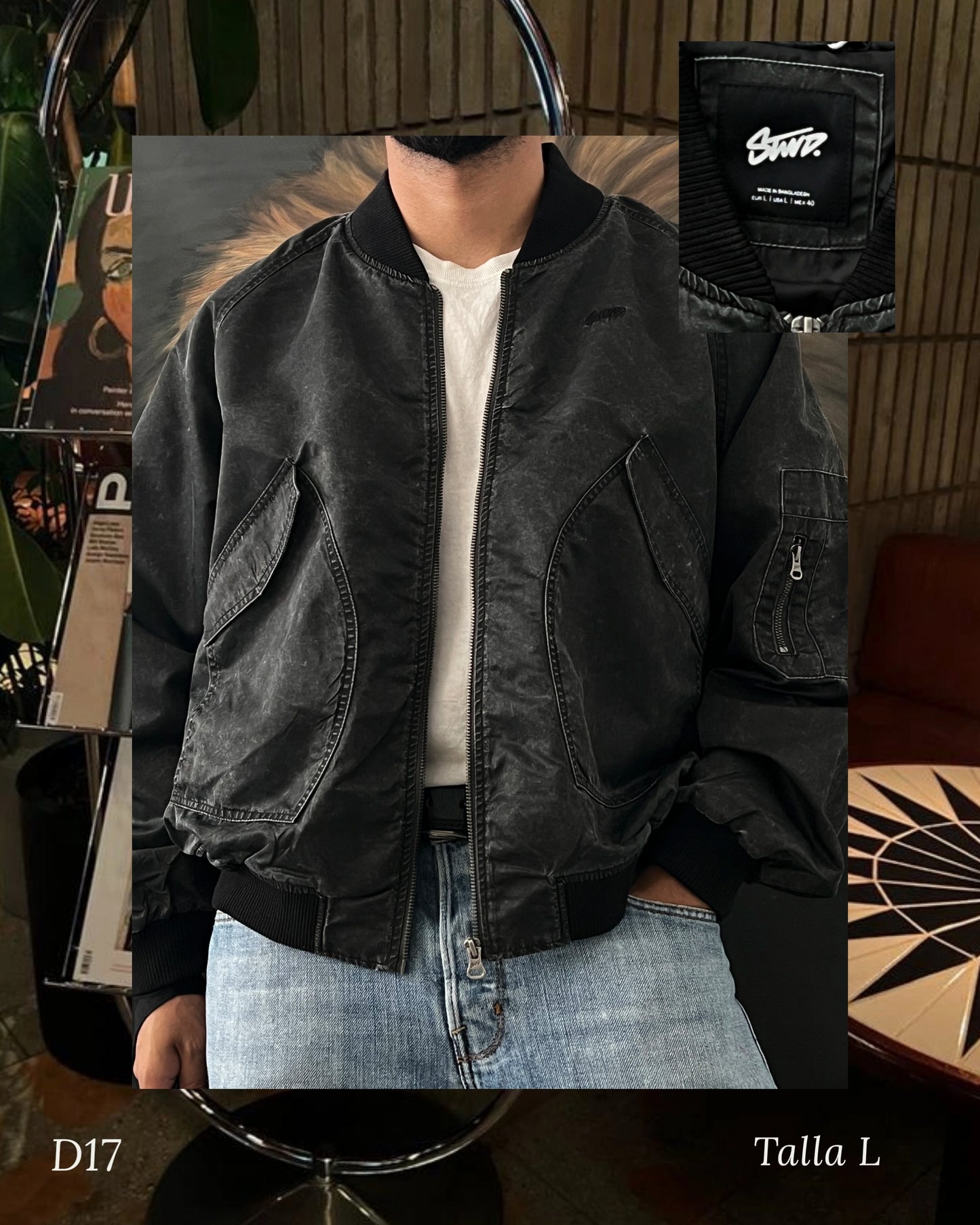 Grunge jacket cropped fit (L)