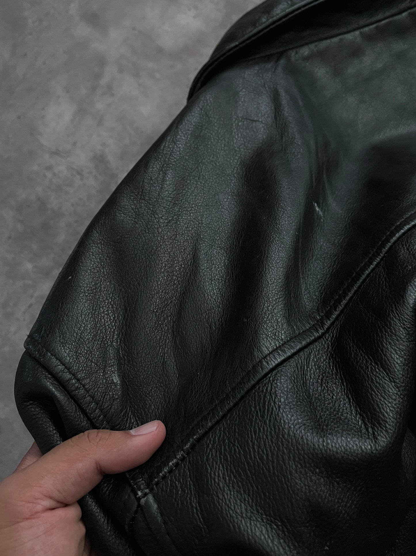 LEATHER JACKET (2XL)