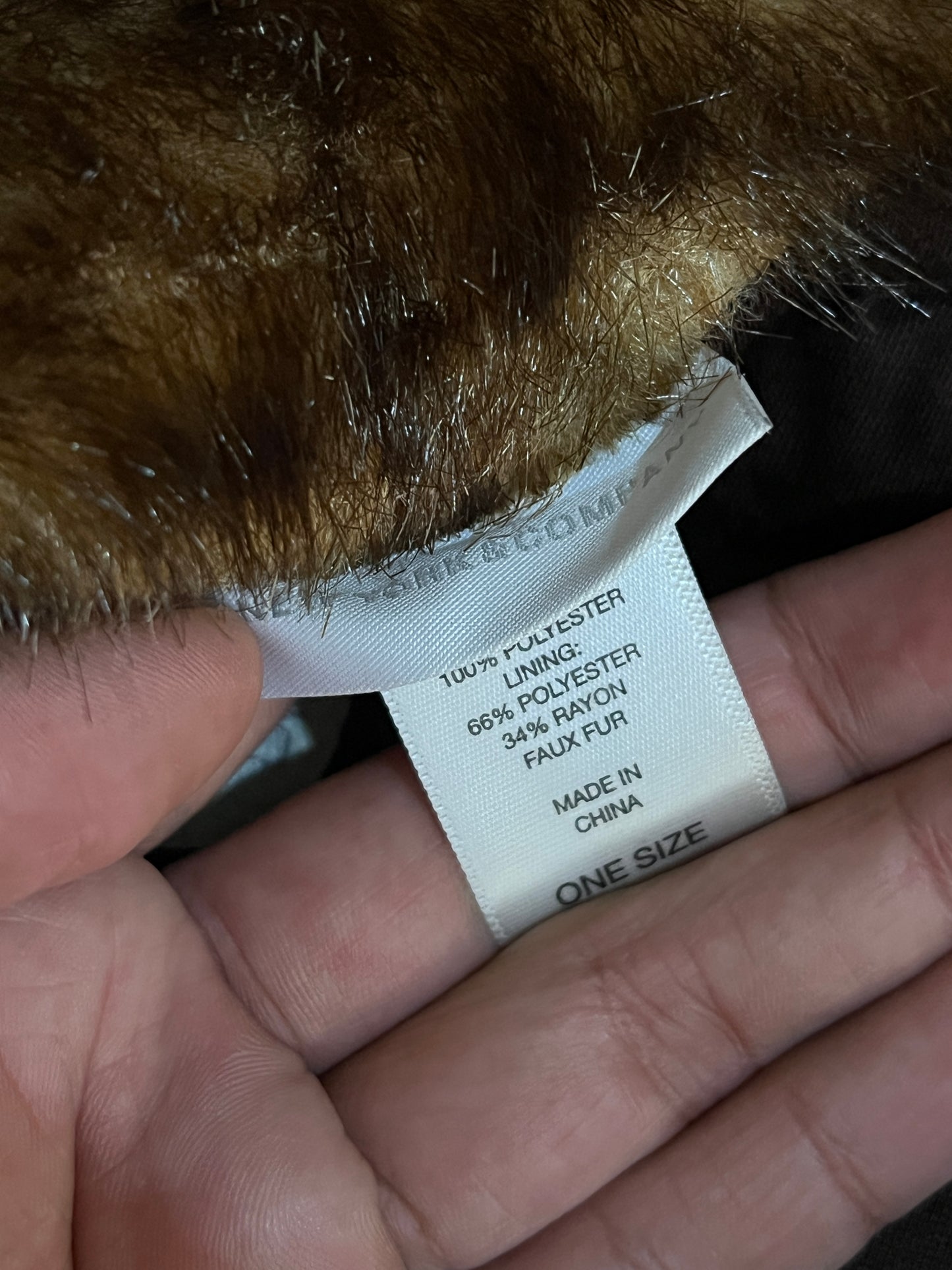Capa faux Fur unitalla