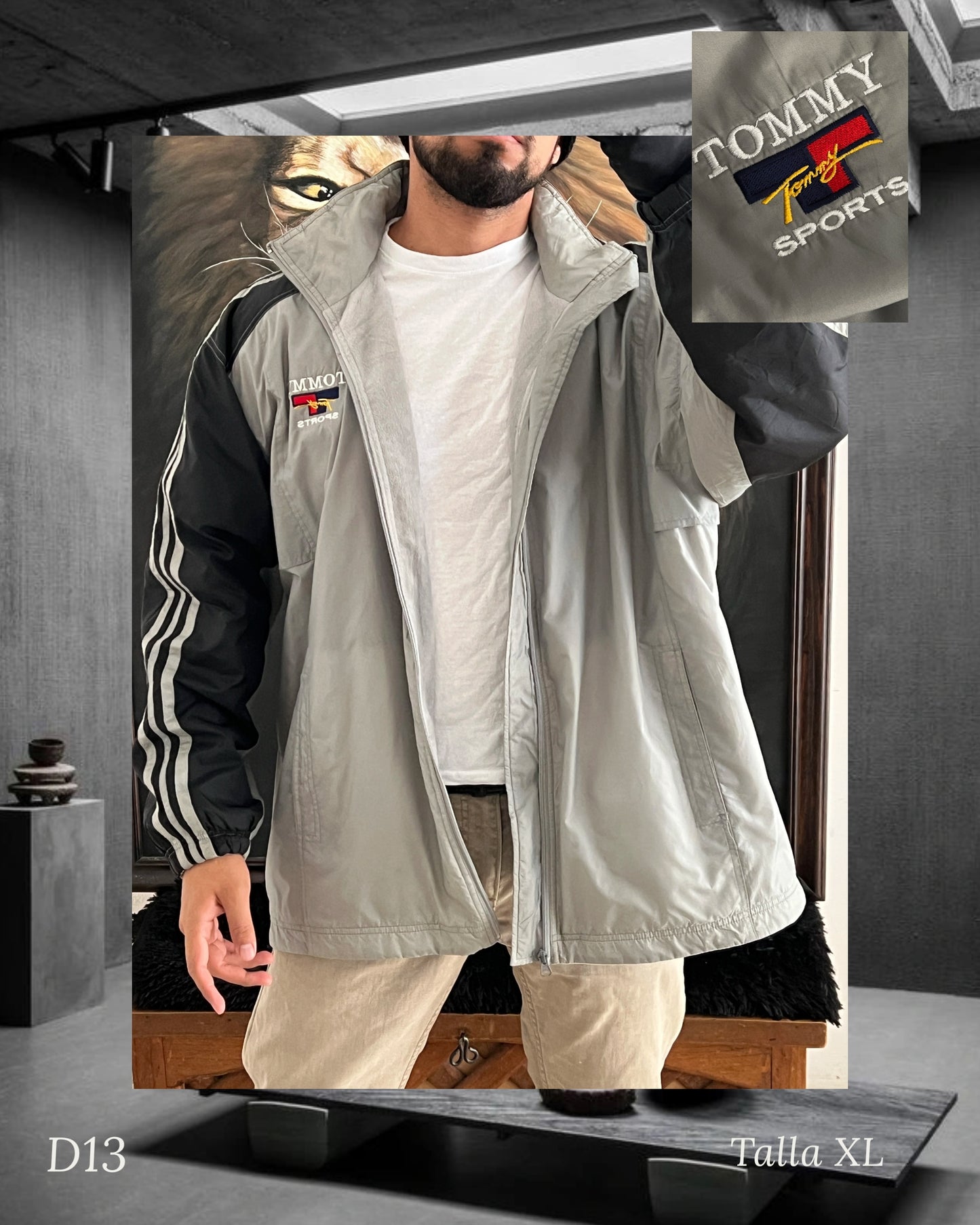 Retro jacket Tommy (XL)