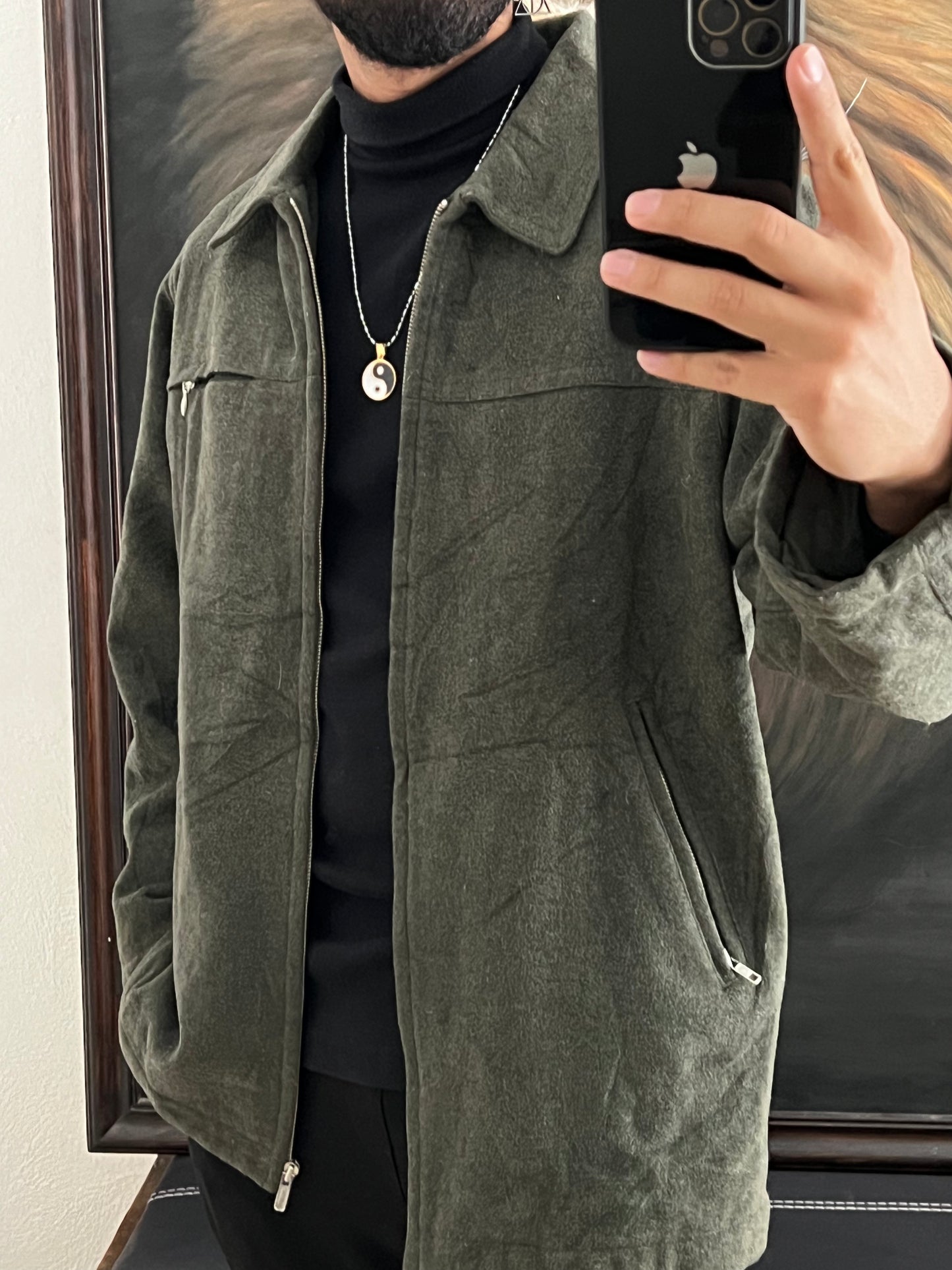 Chamarra tipo abrigo Lacoste 💎