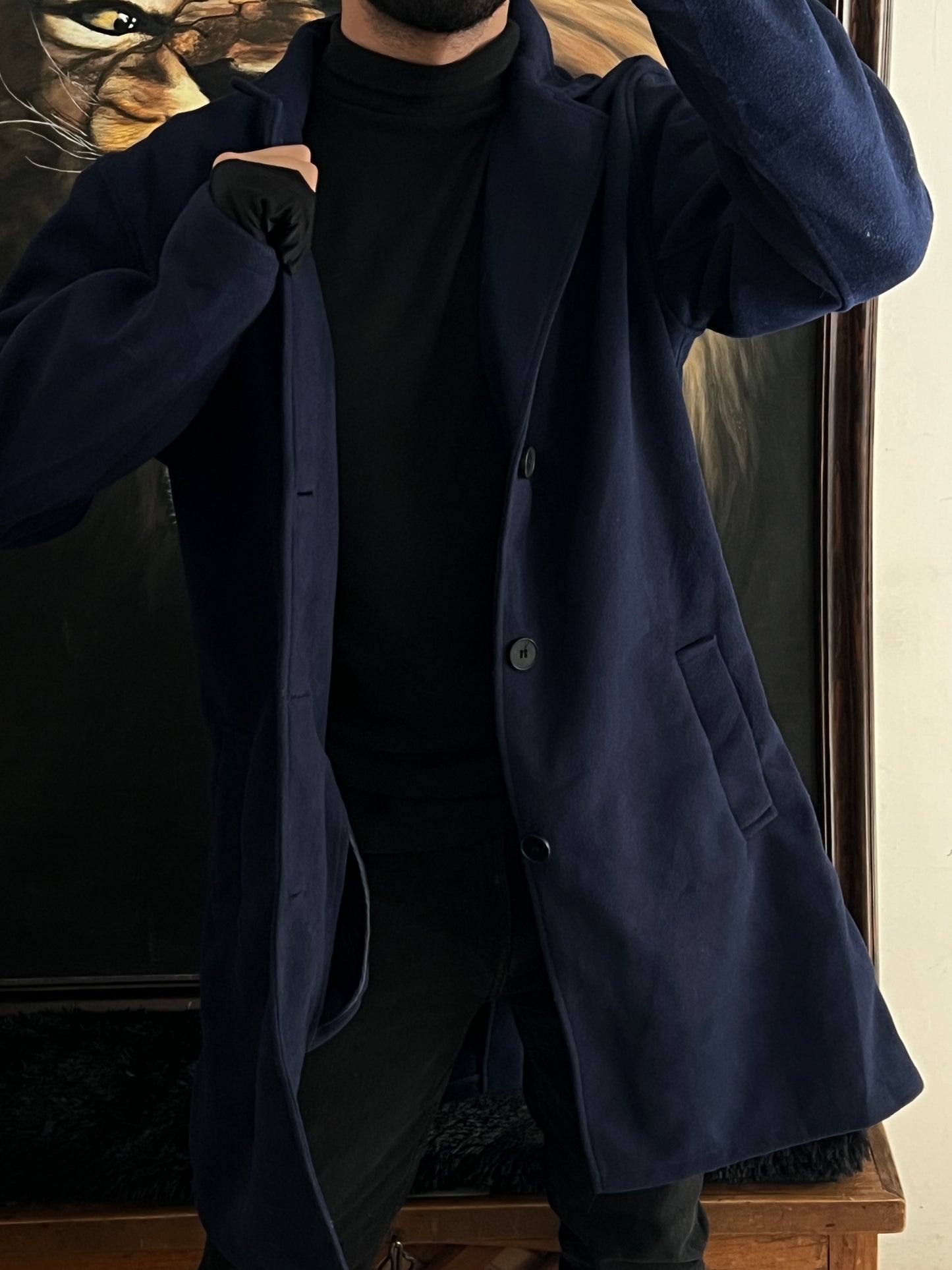 Wool coat (XL)