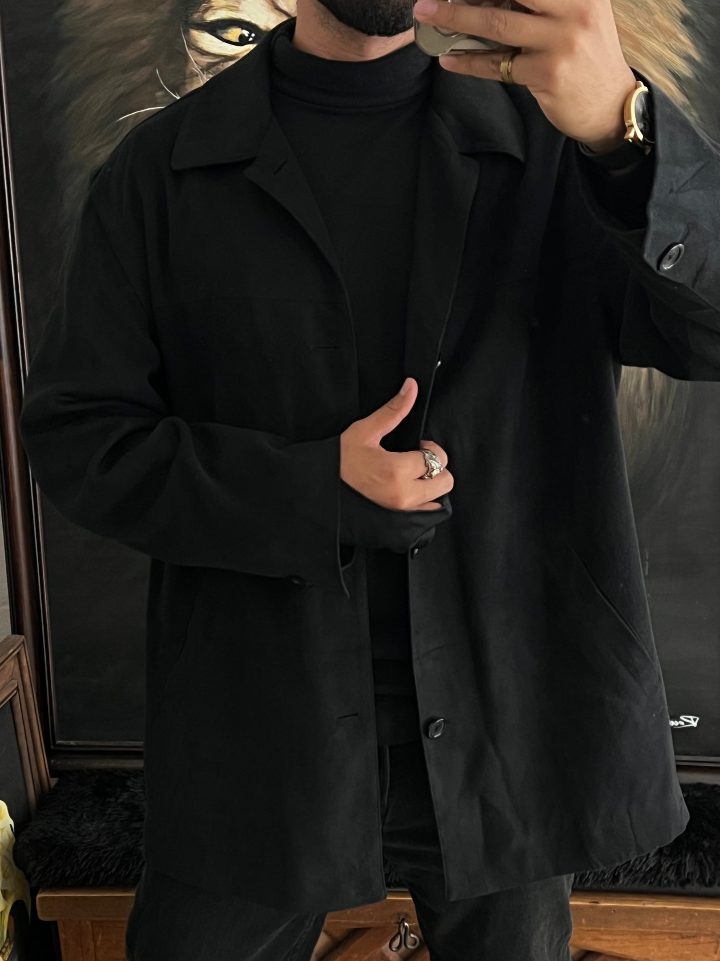 Gabardina black (L)