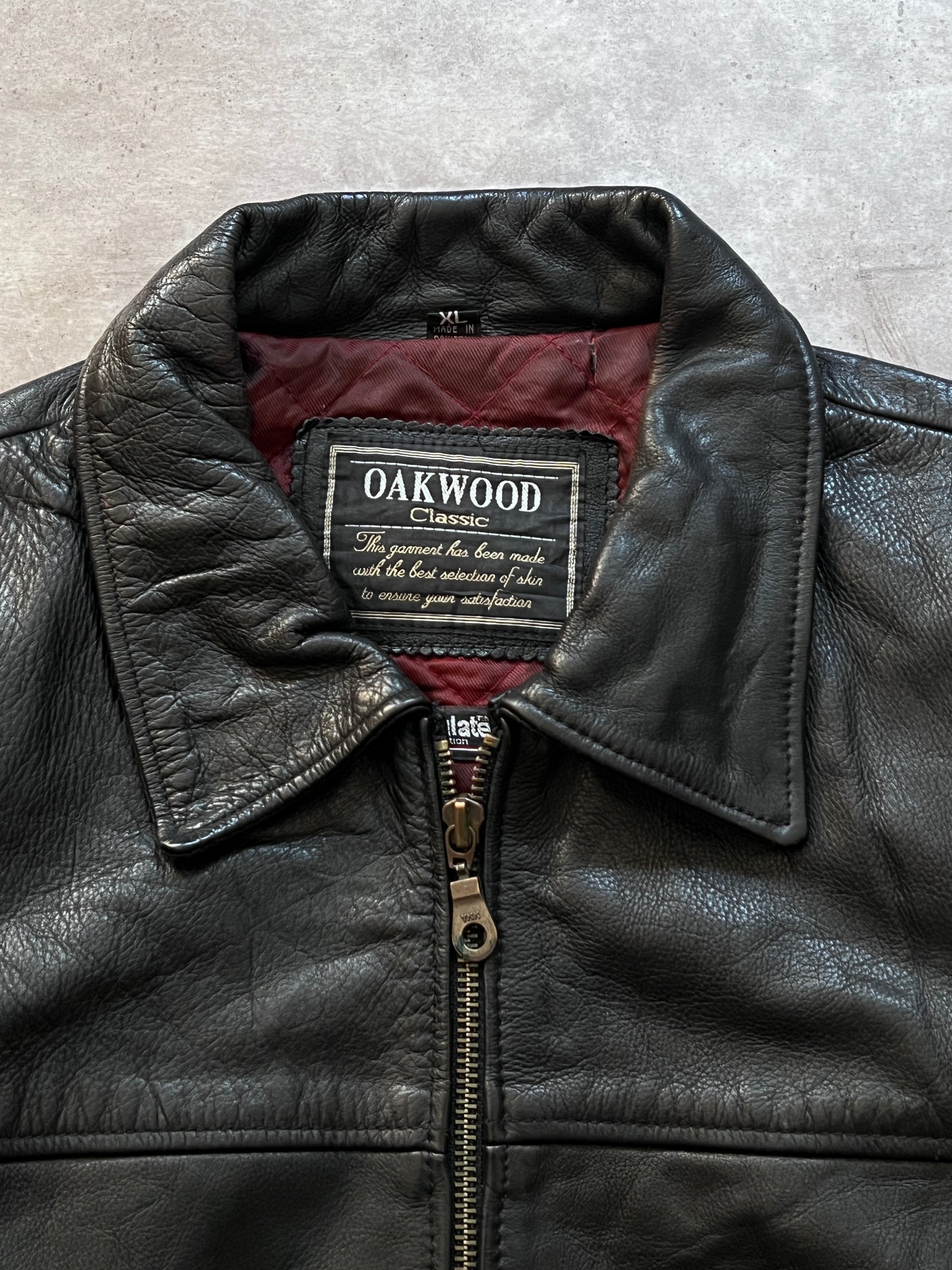 WORK LEATHER JACKET (XL)