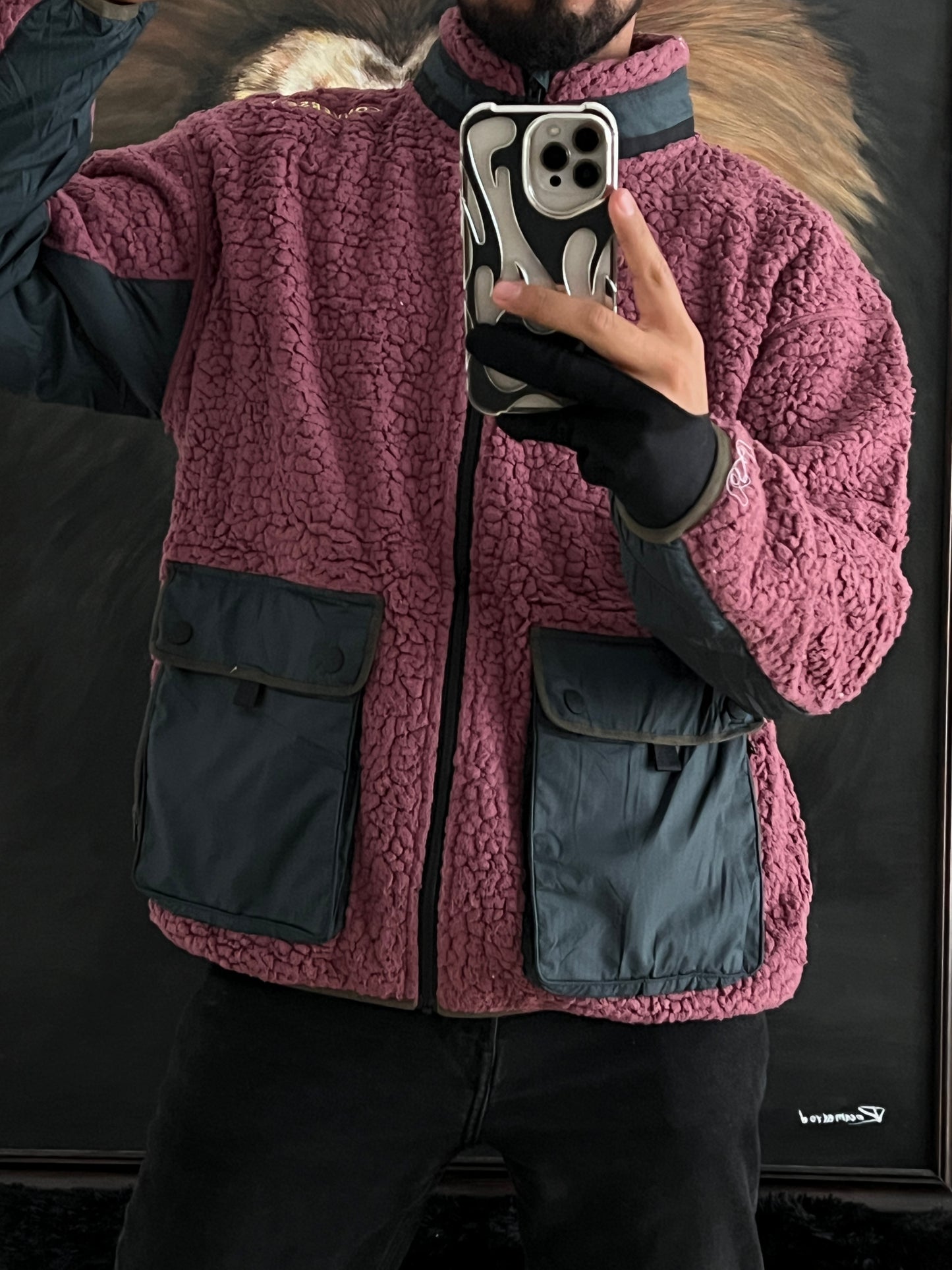 Converse Sherpa Jacket (M)