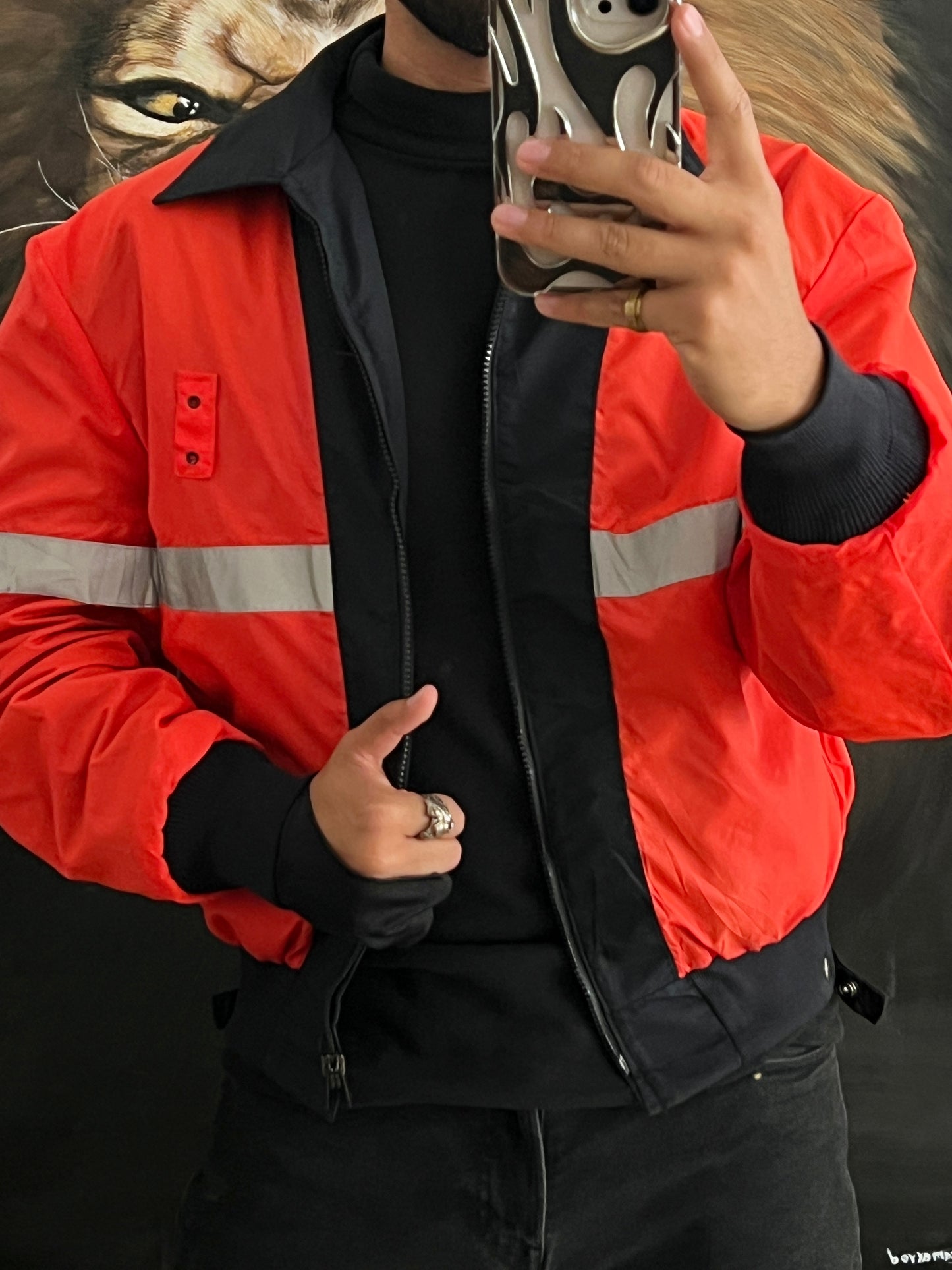 Bomber jacket doble vista reflect (M)