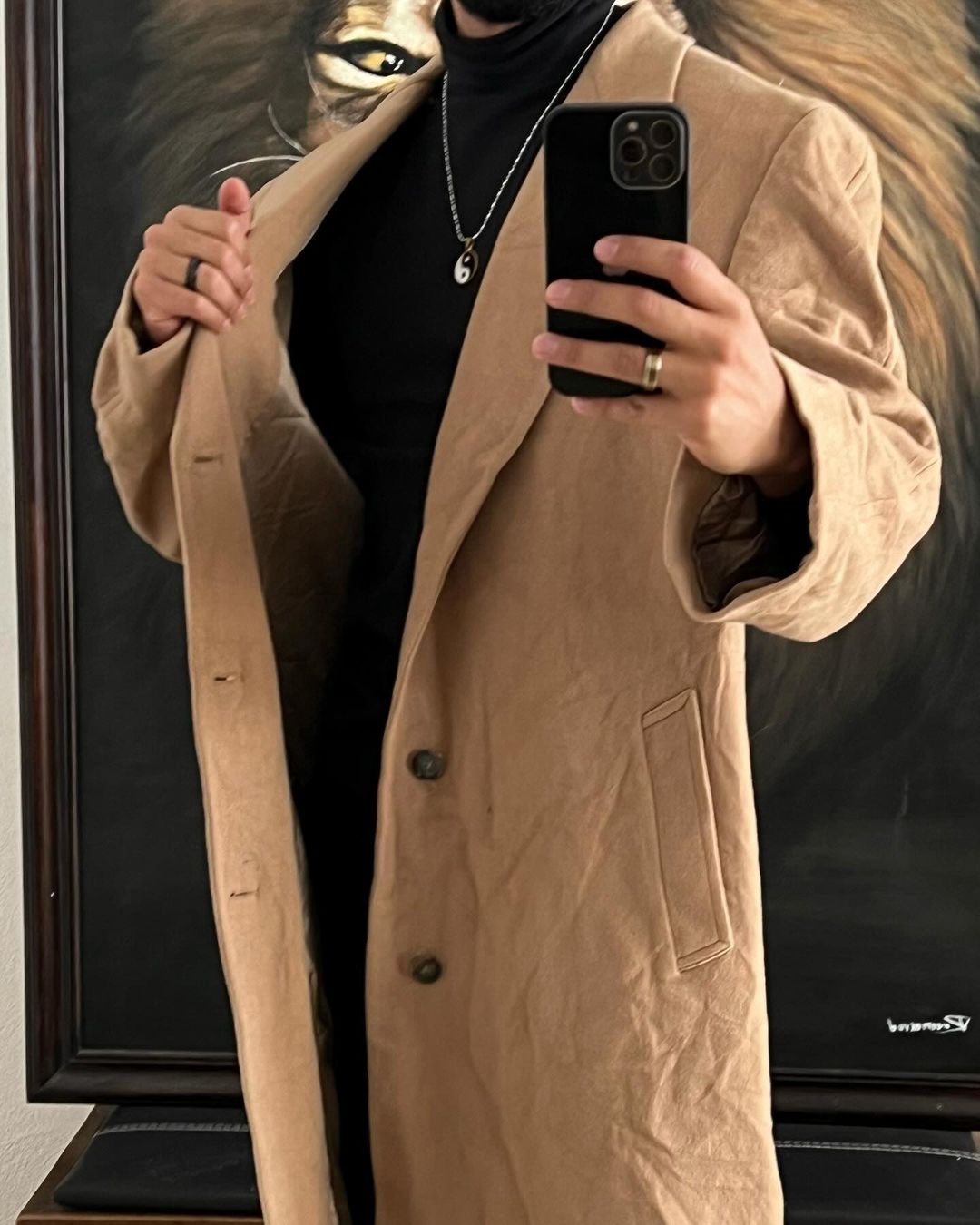 Abrigo Gabardina Talla XL