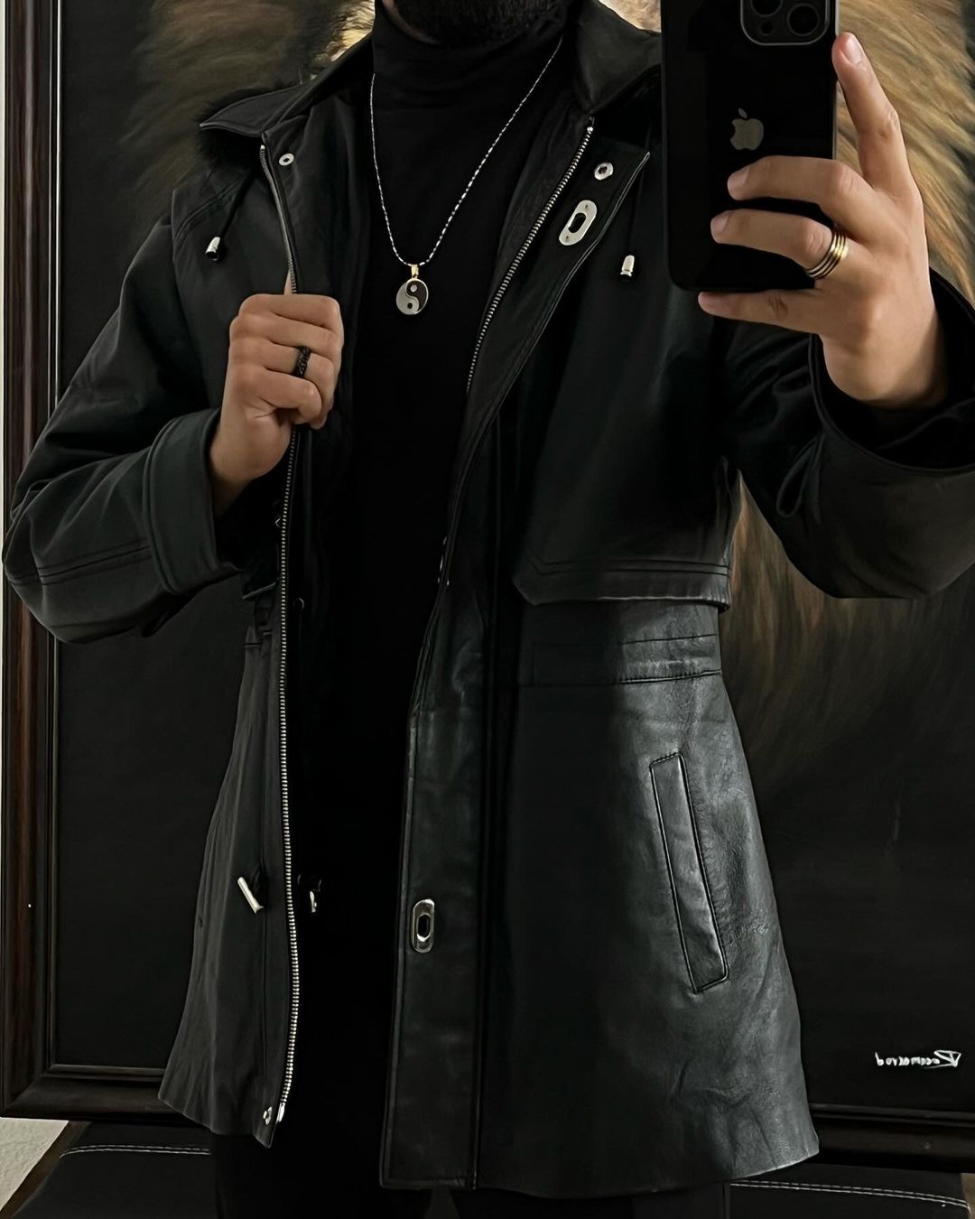 Yin y Yang Acero inoxidable