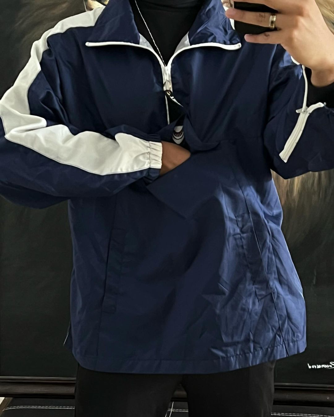Retro Style Windbreaker