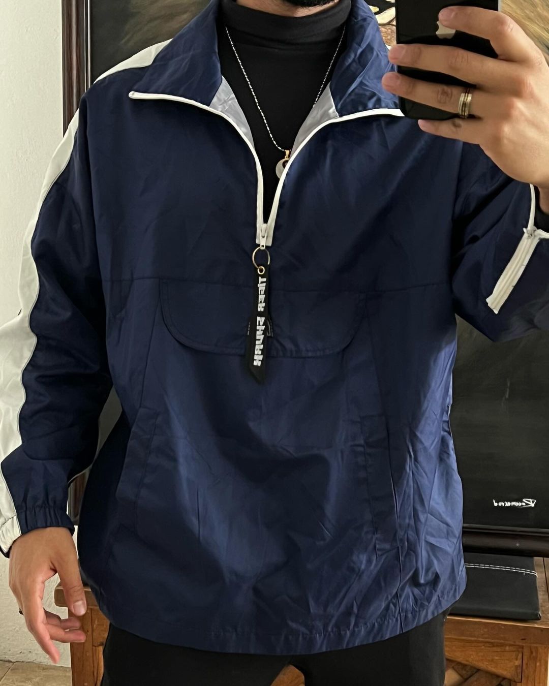 Retro Style Windbreaker