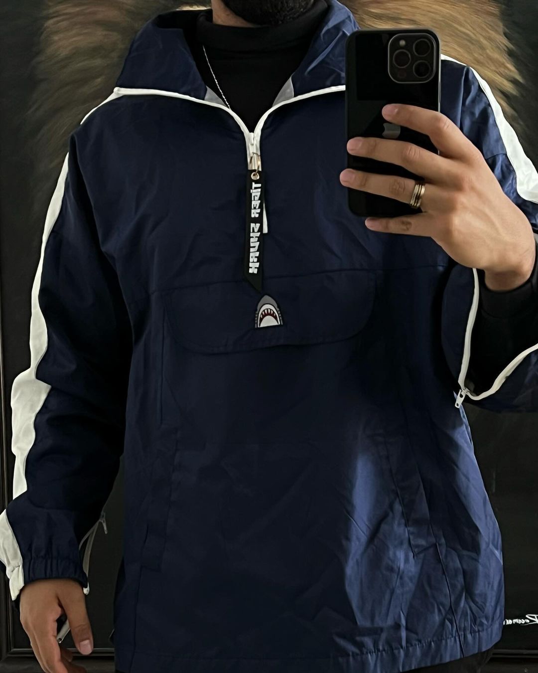 Retro Style Windbreaker