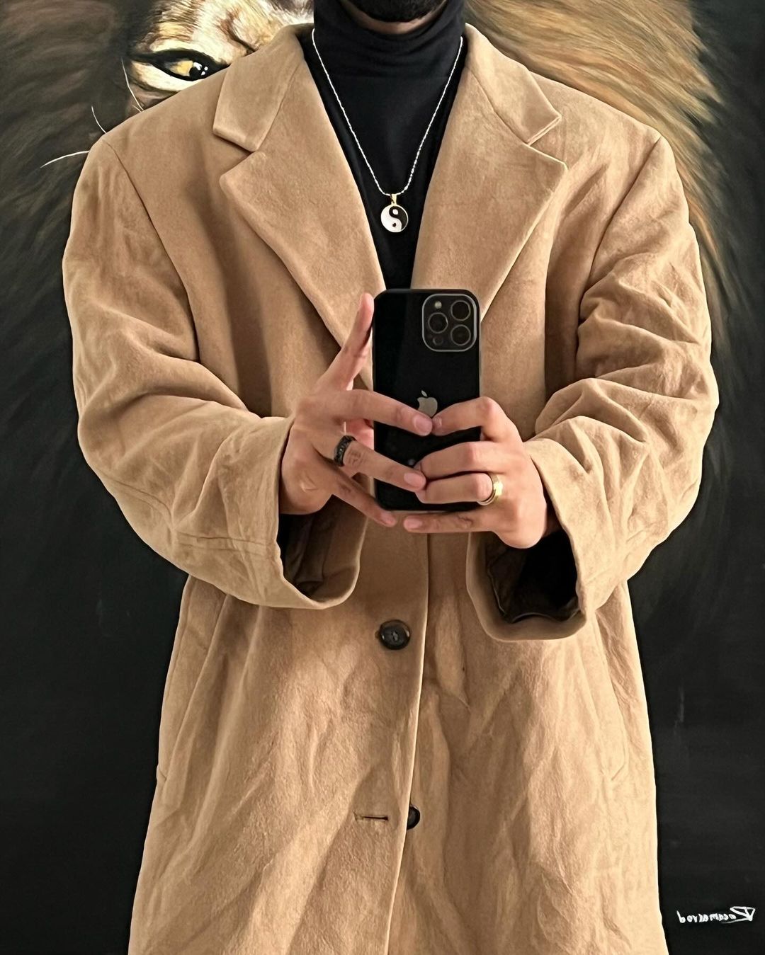 Abrigo Gabardina Talla XL