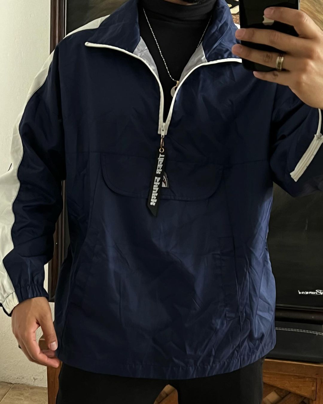 Retro Style Windbreaker