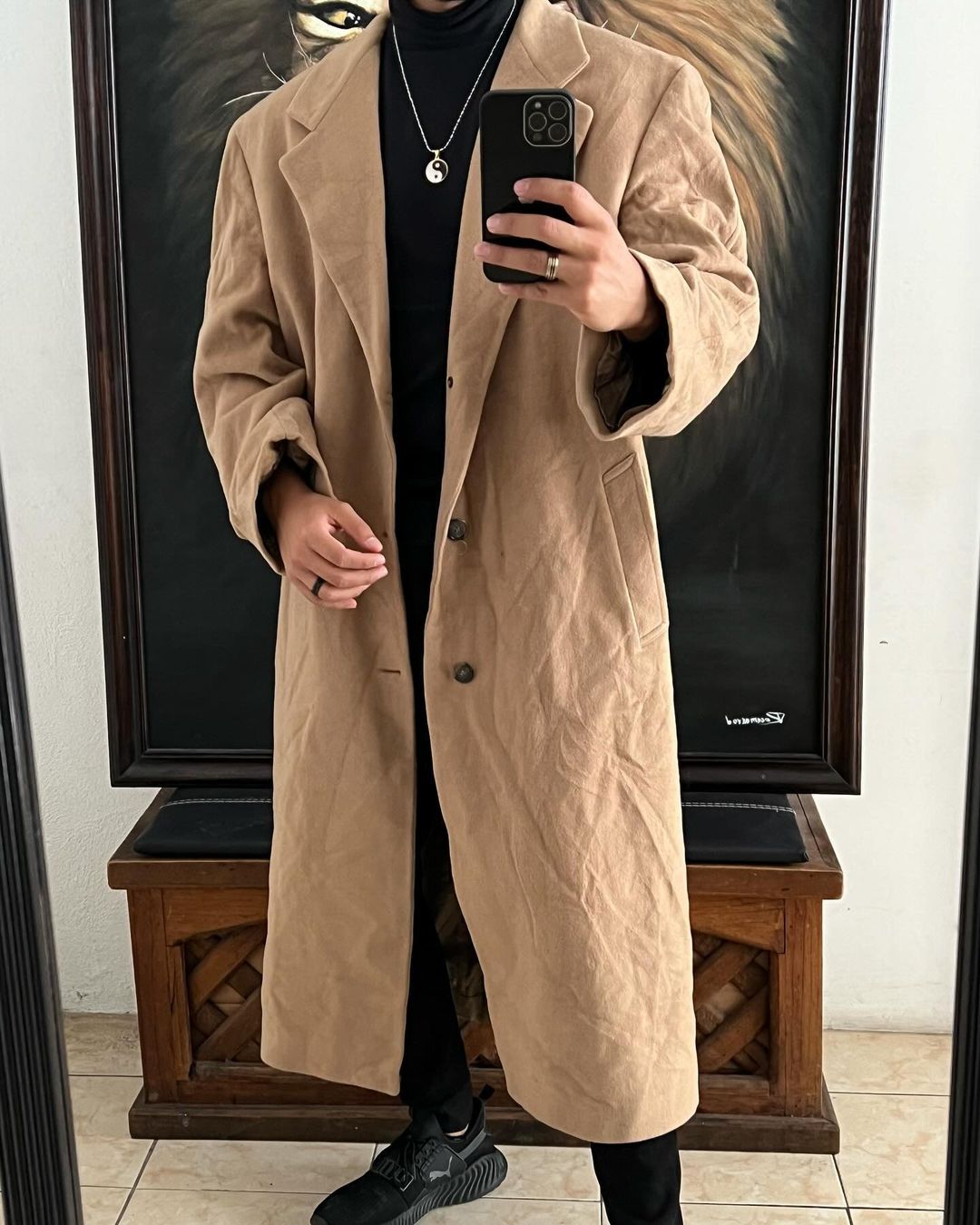 Abrigo Gabardina Talla XL