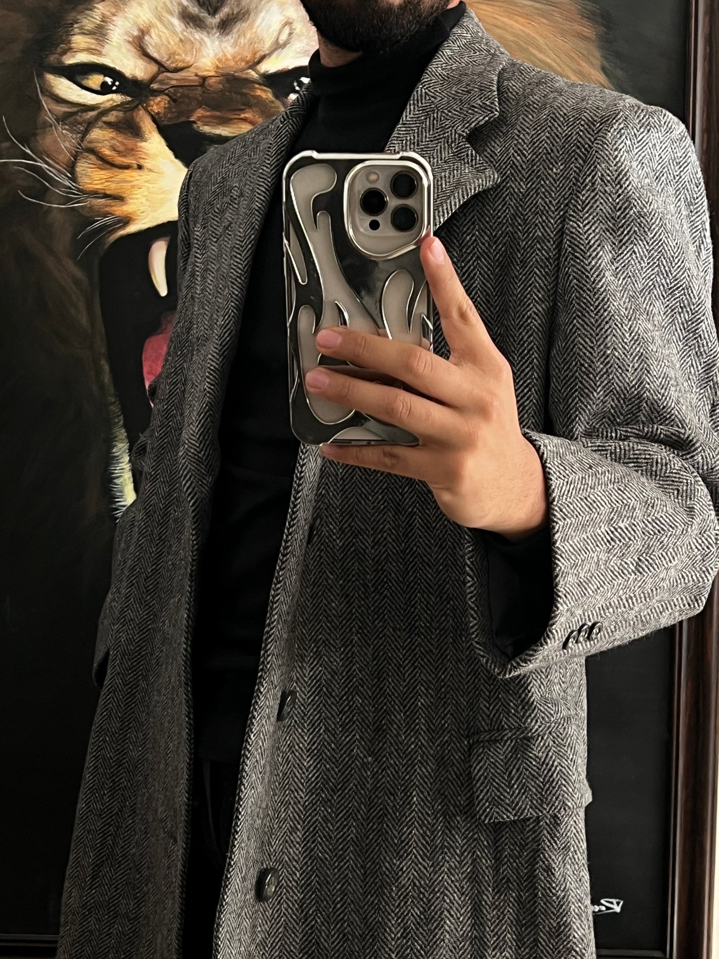 Wool Coat 100% (XL)