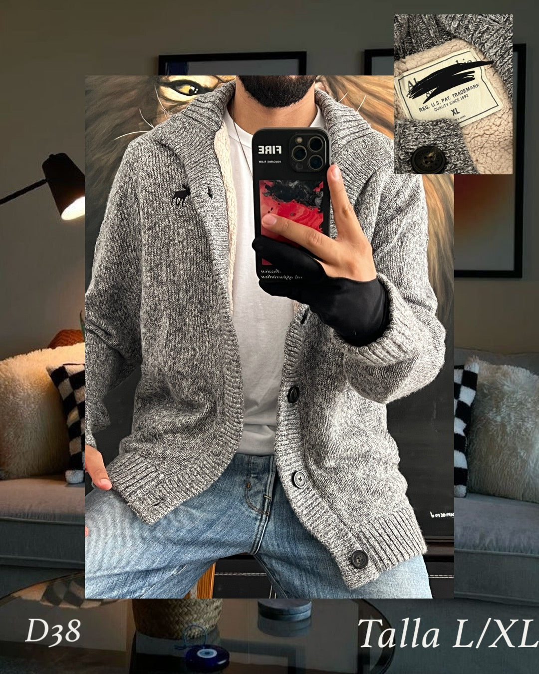 Sudadera Abercrombie talla L/XL – superclub77