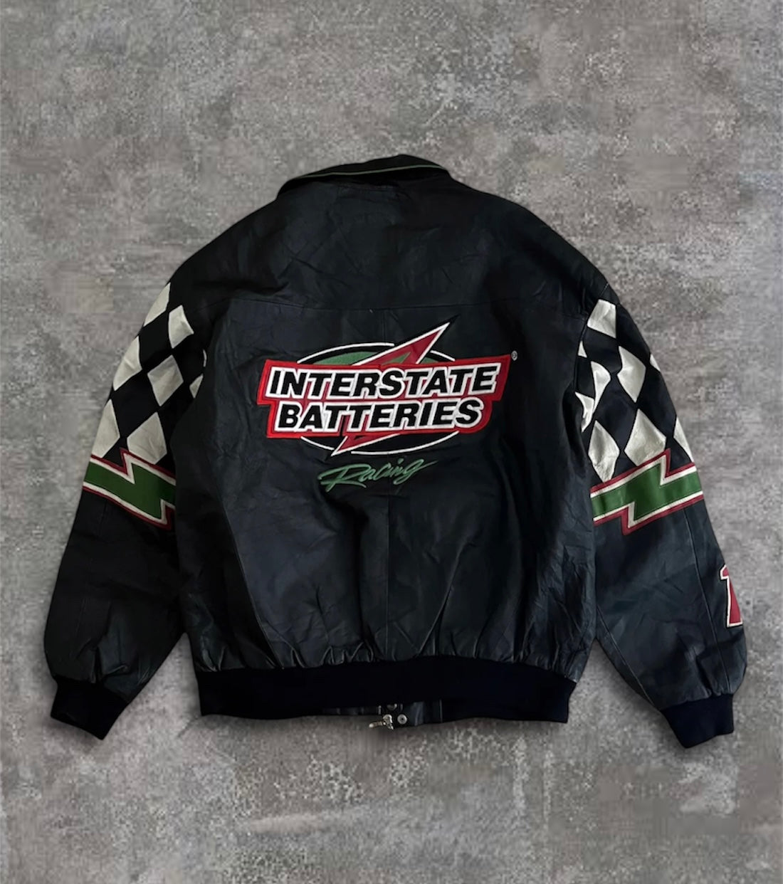 NASCAR vintage leather jacket (XL)