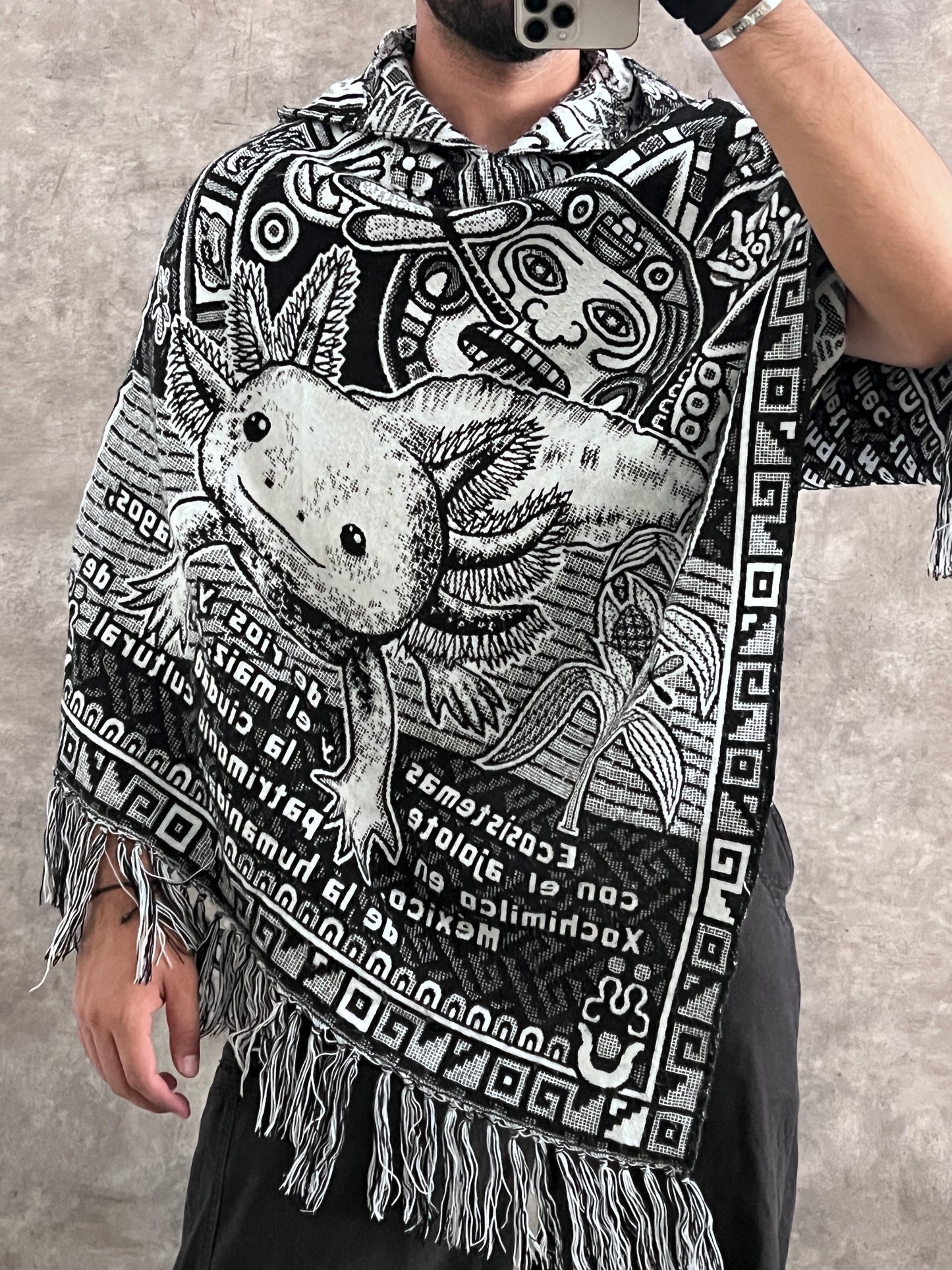 PONCHO AXOLOTE