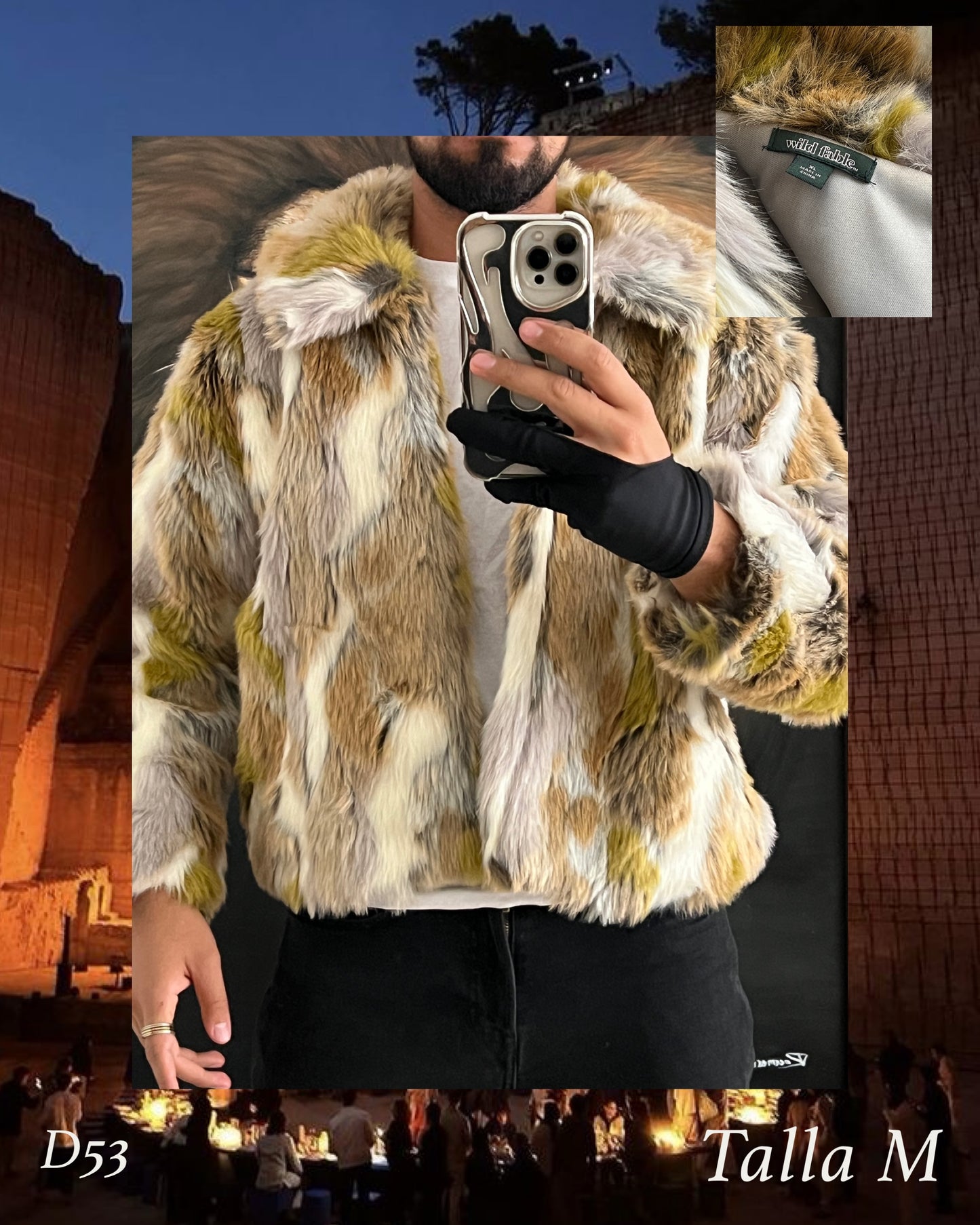 Joya de faux fur (M)