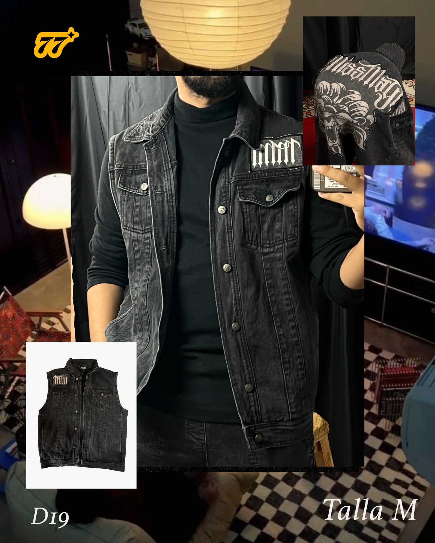 Chaleco de mezclilla