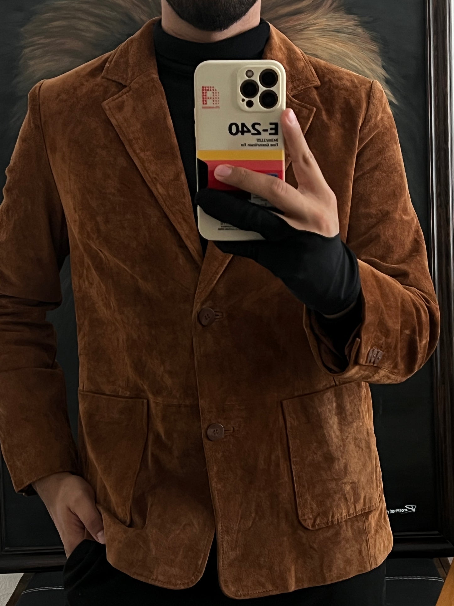 Saco talla M 100% cuero